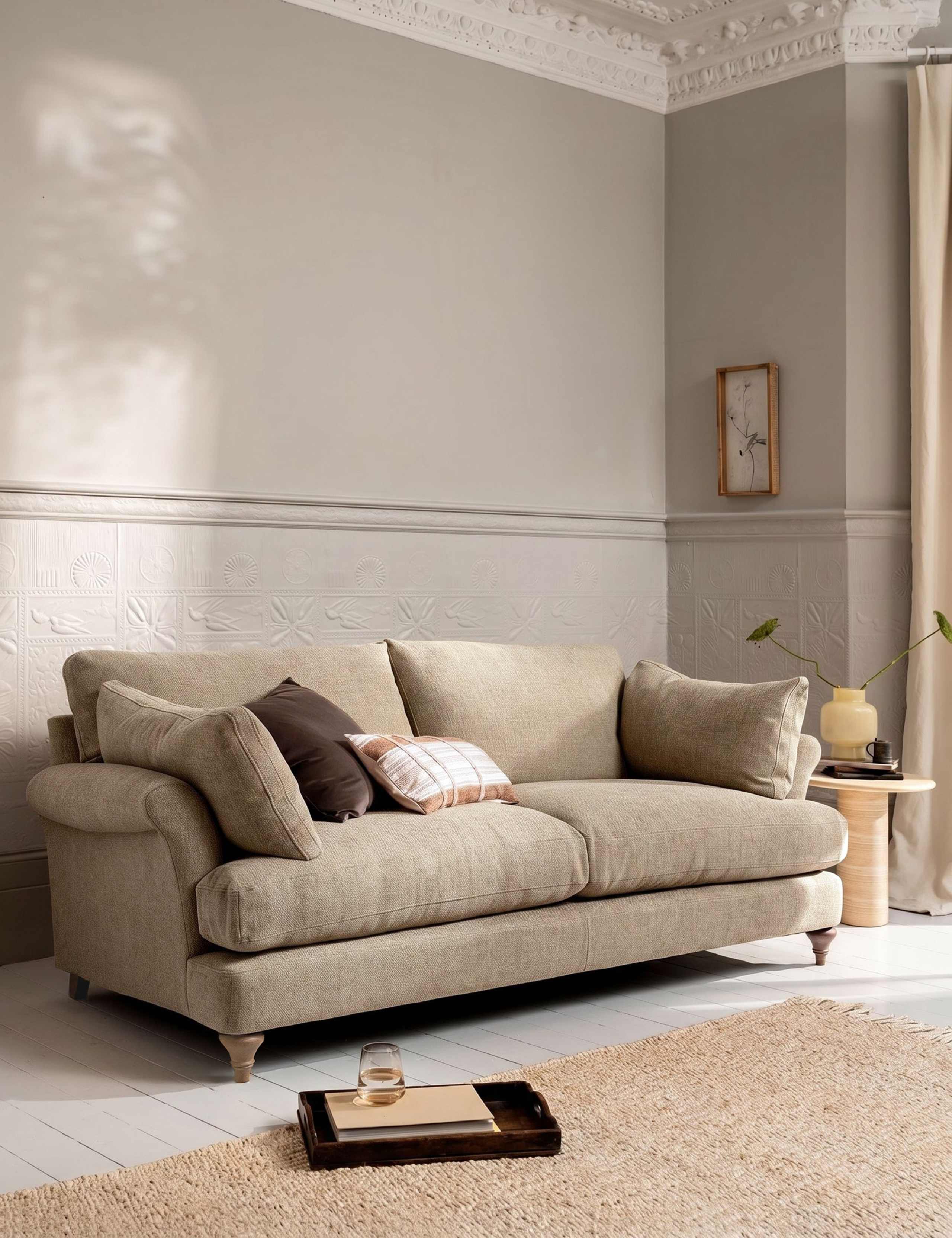 Isla Fabric Extra Large 3 Seater Sofa