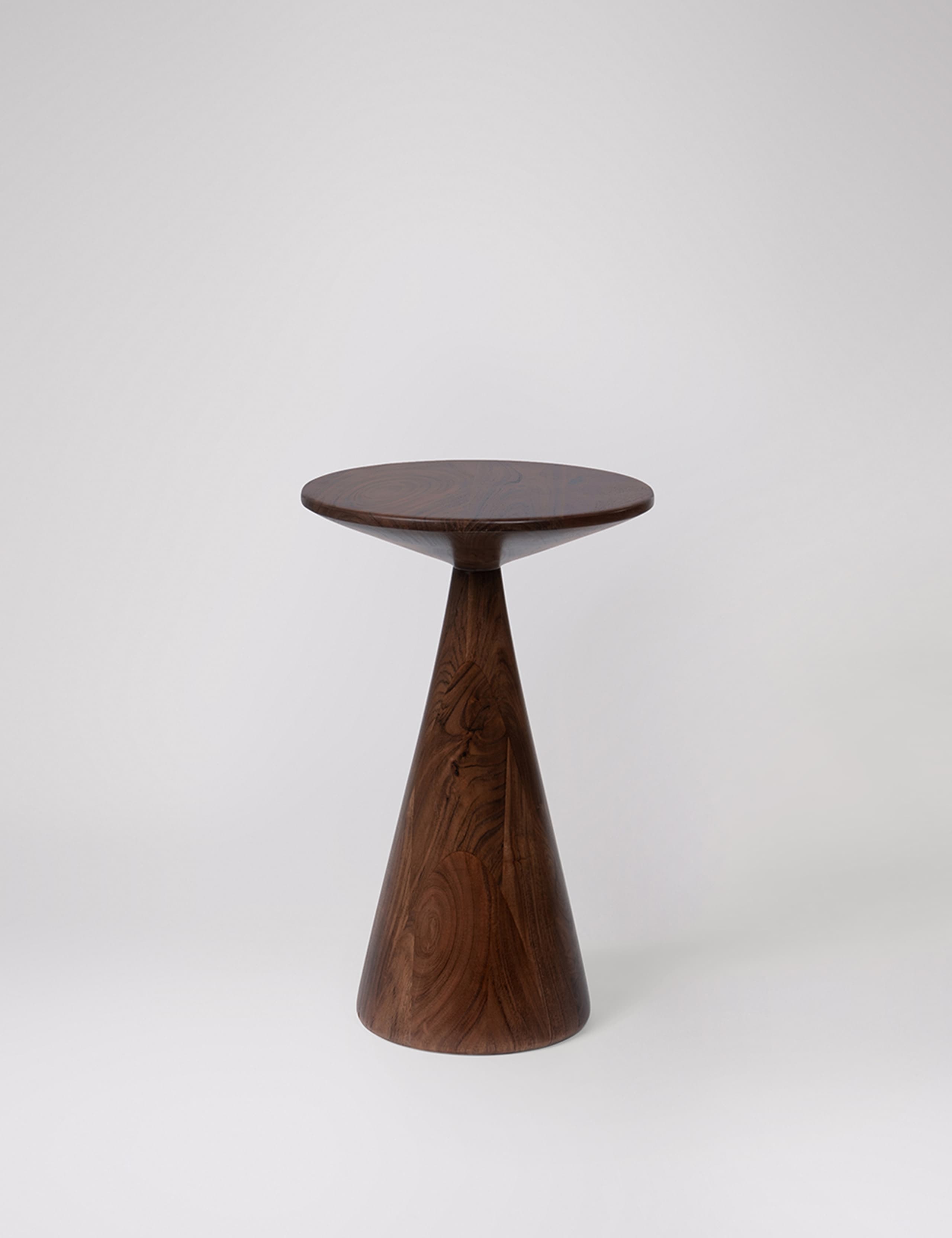 Figura Acacia Wood Side Table