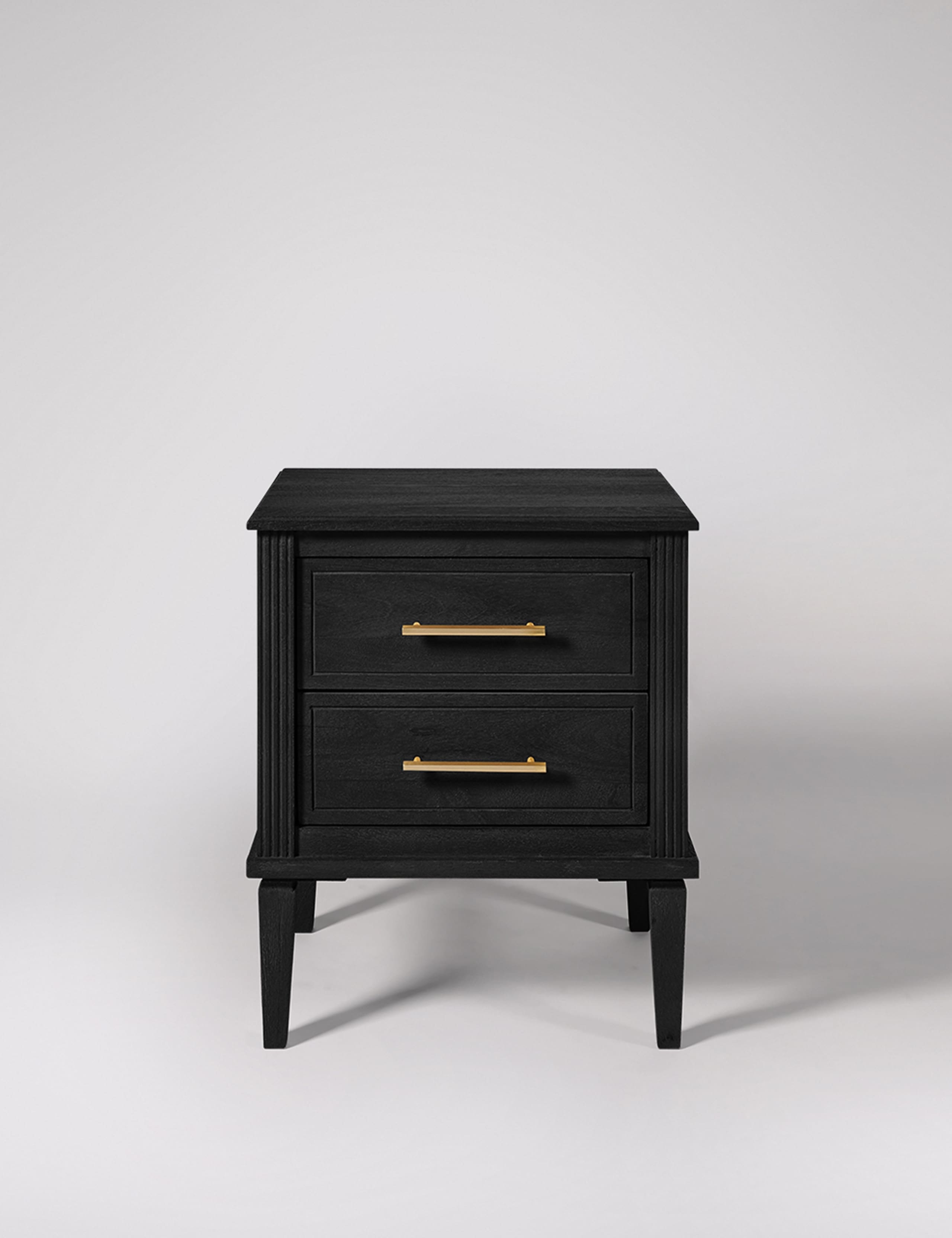 Claudine Mango Wood 2 Drawer Bedside Table
