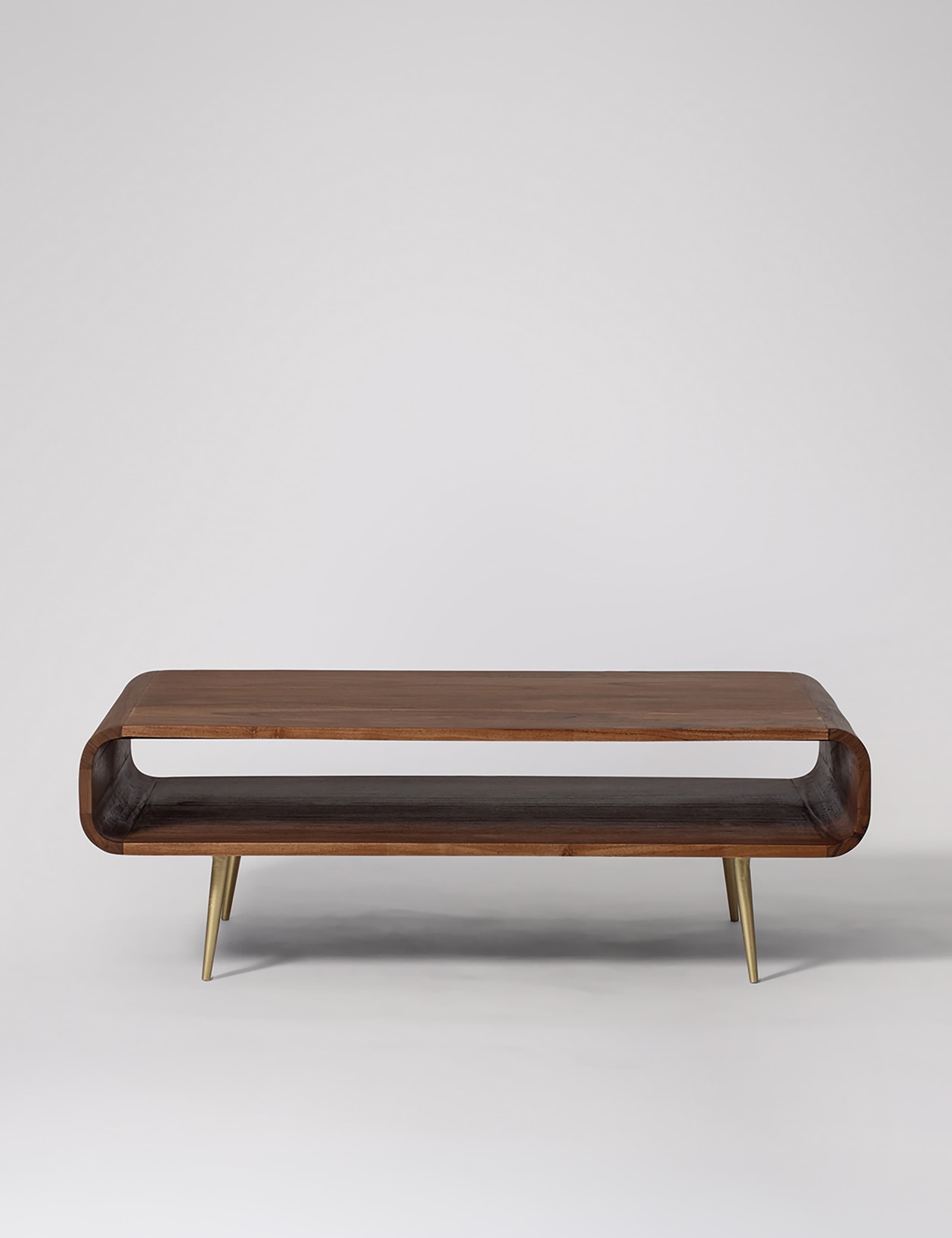 Harring Acacia Wood Coffee Table
