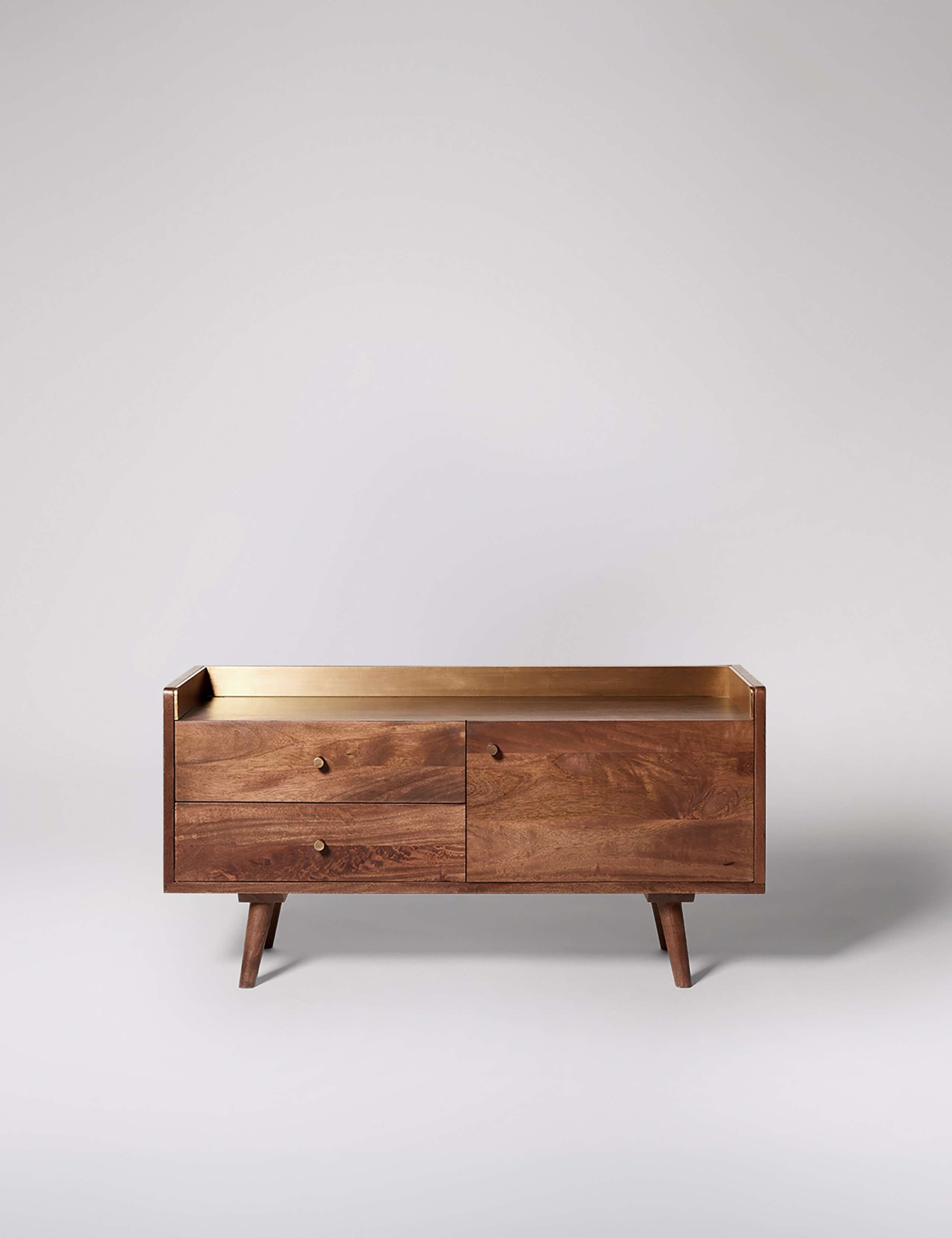 Fresco Mango Wood 2 Door TV Unit