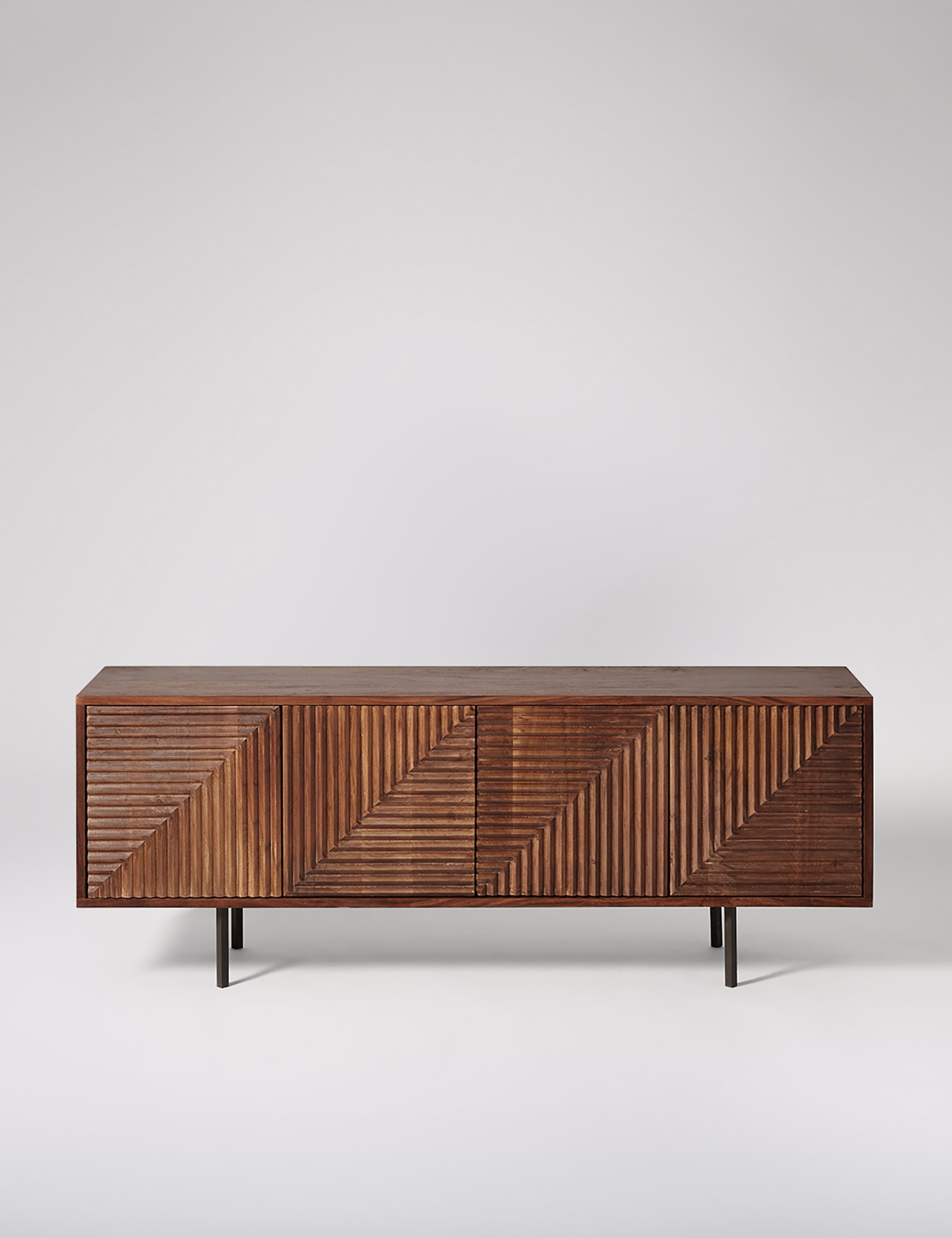 Seville Acacia Wood TV Unit