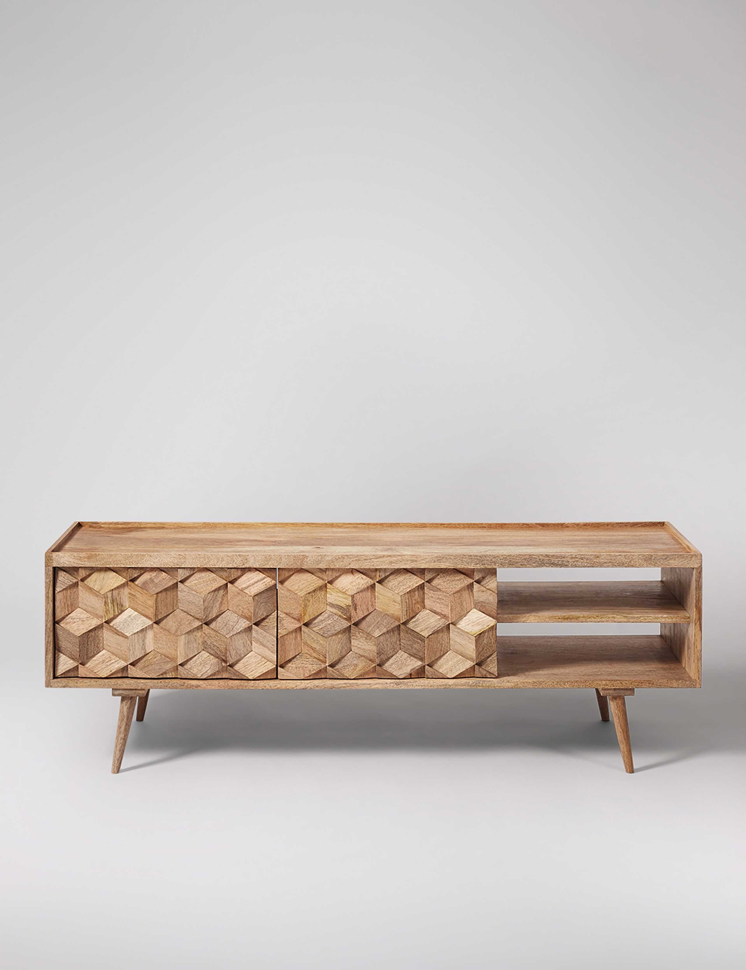 Terning Mango Wood 2 Door Media Unit