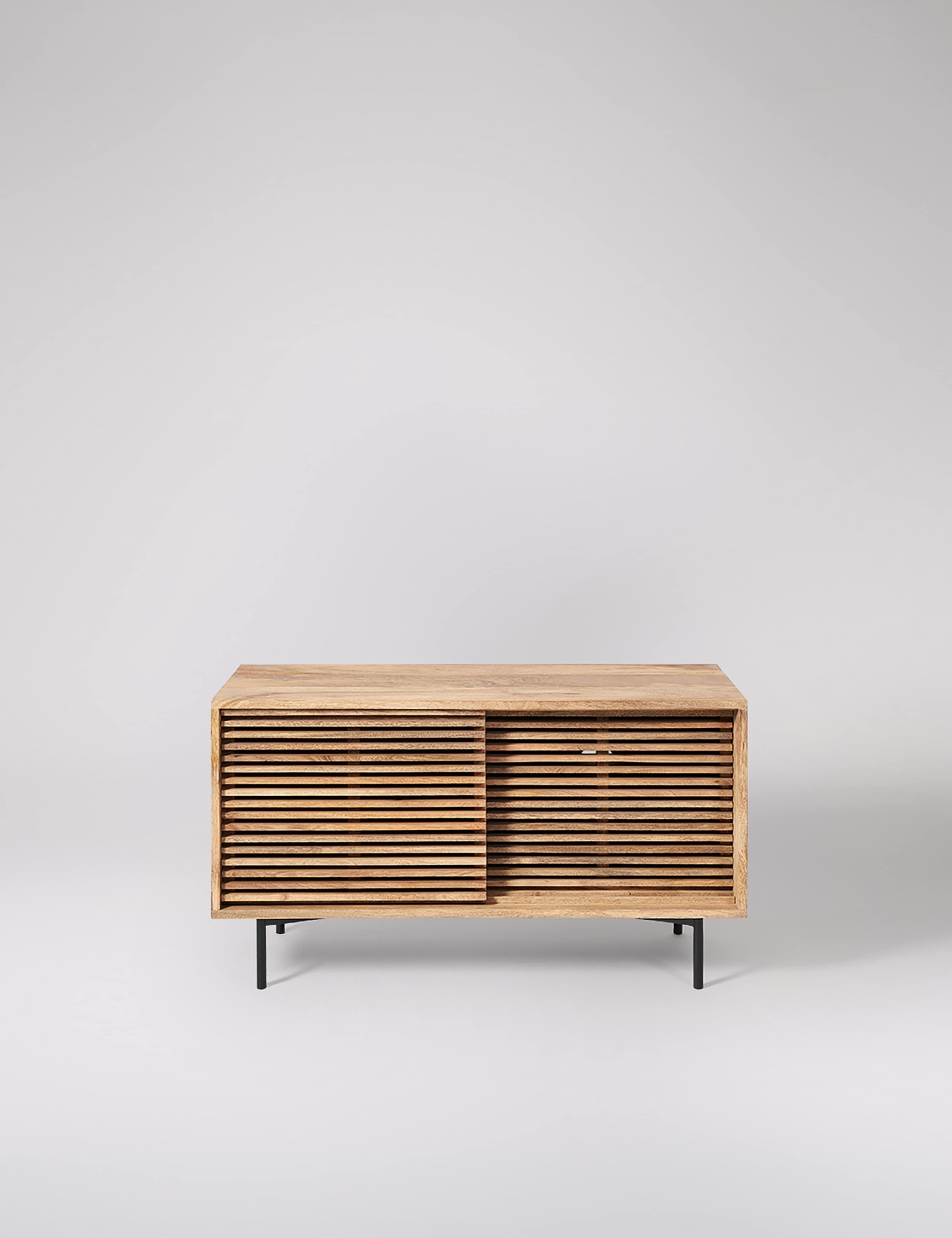 Weaving Mango Wood 2 Door Media Unit