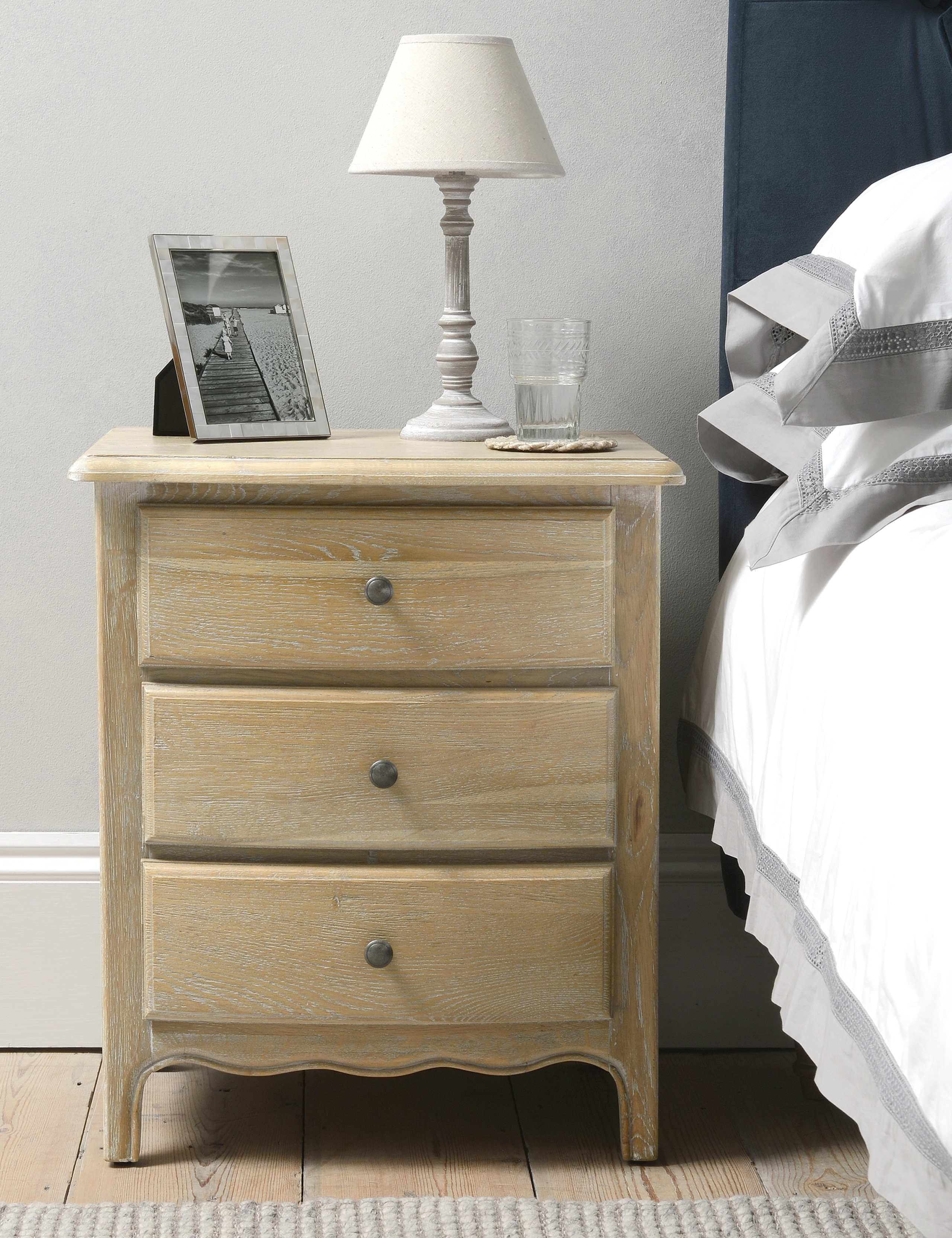 Camille 3 Drawer Dressing Table