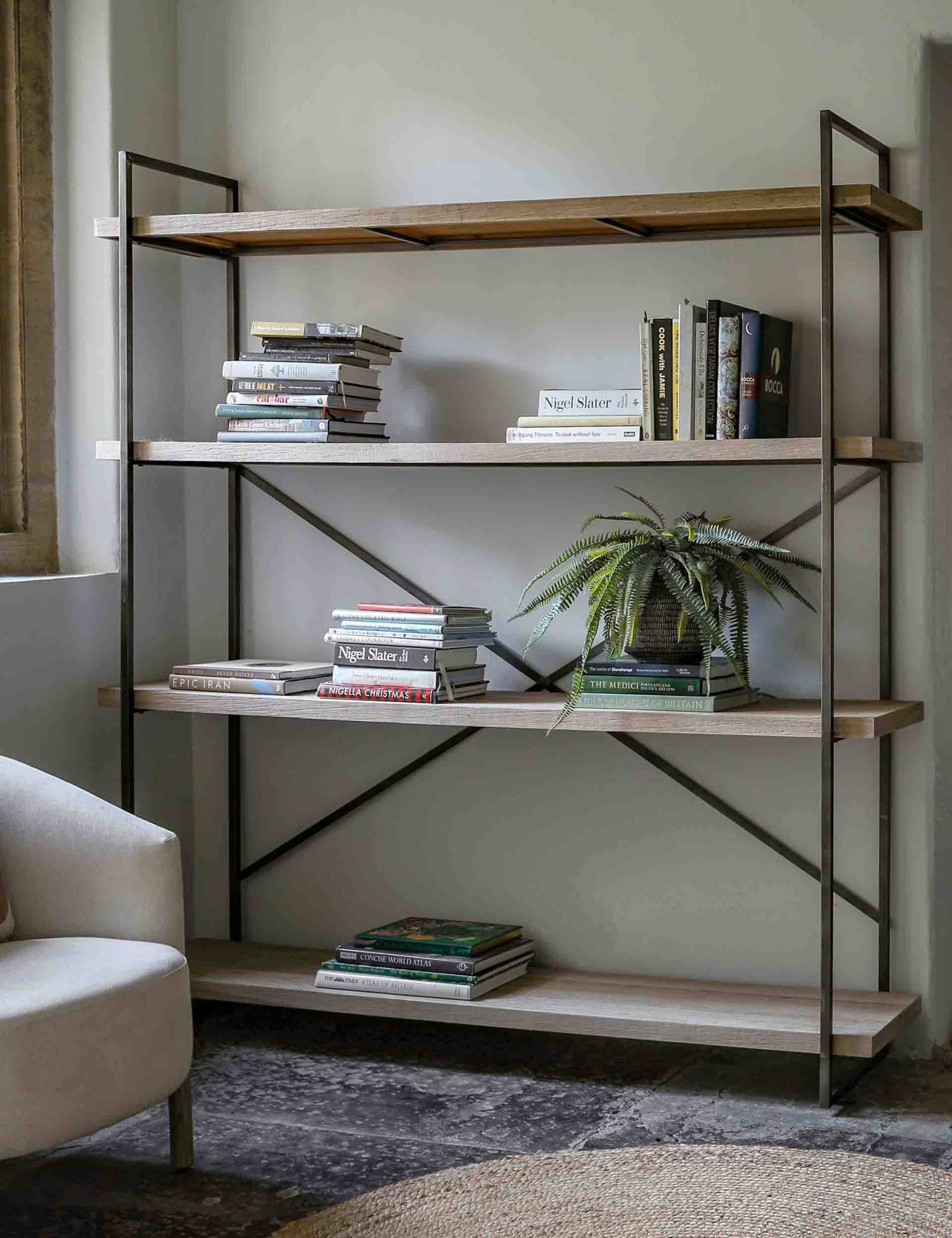 Brogdale Metal & Wood Display Unit
