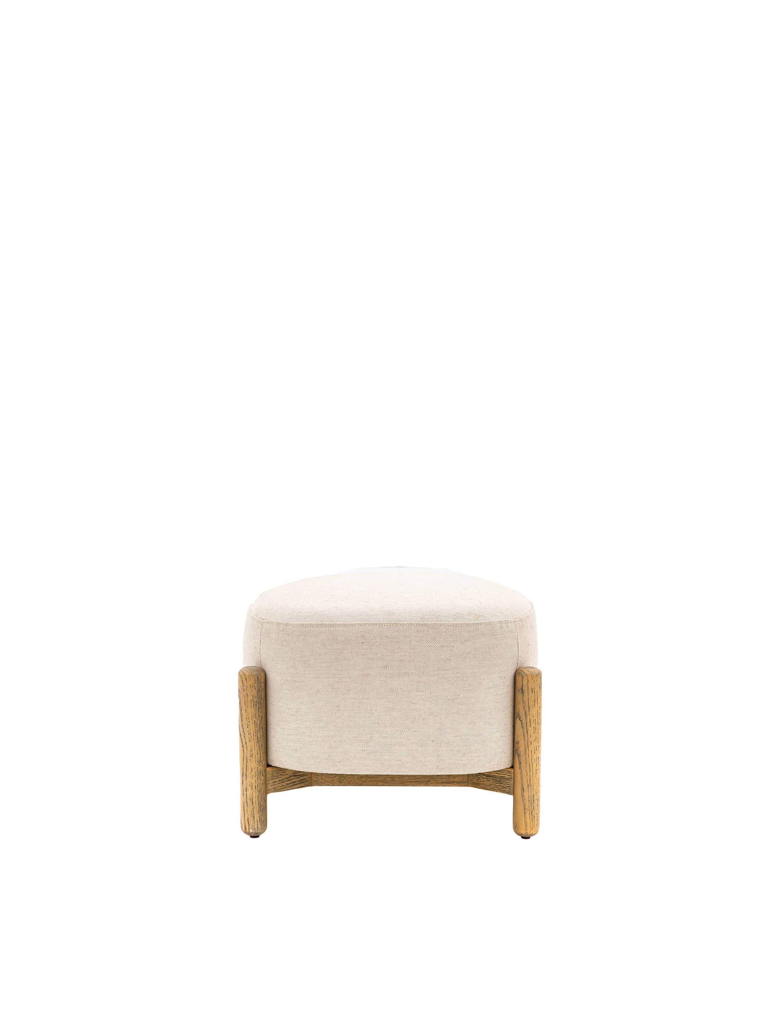 Tindon Natural Footstool