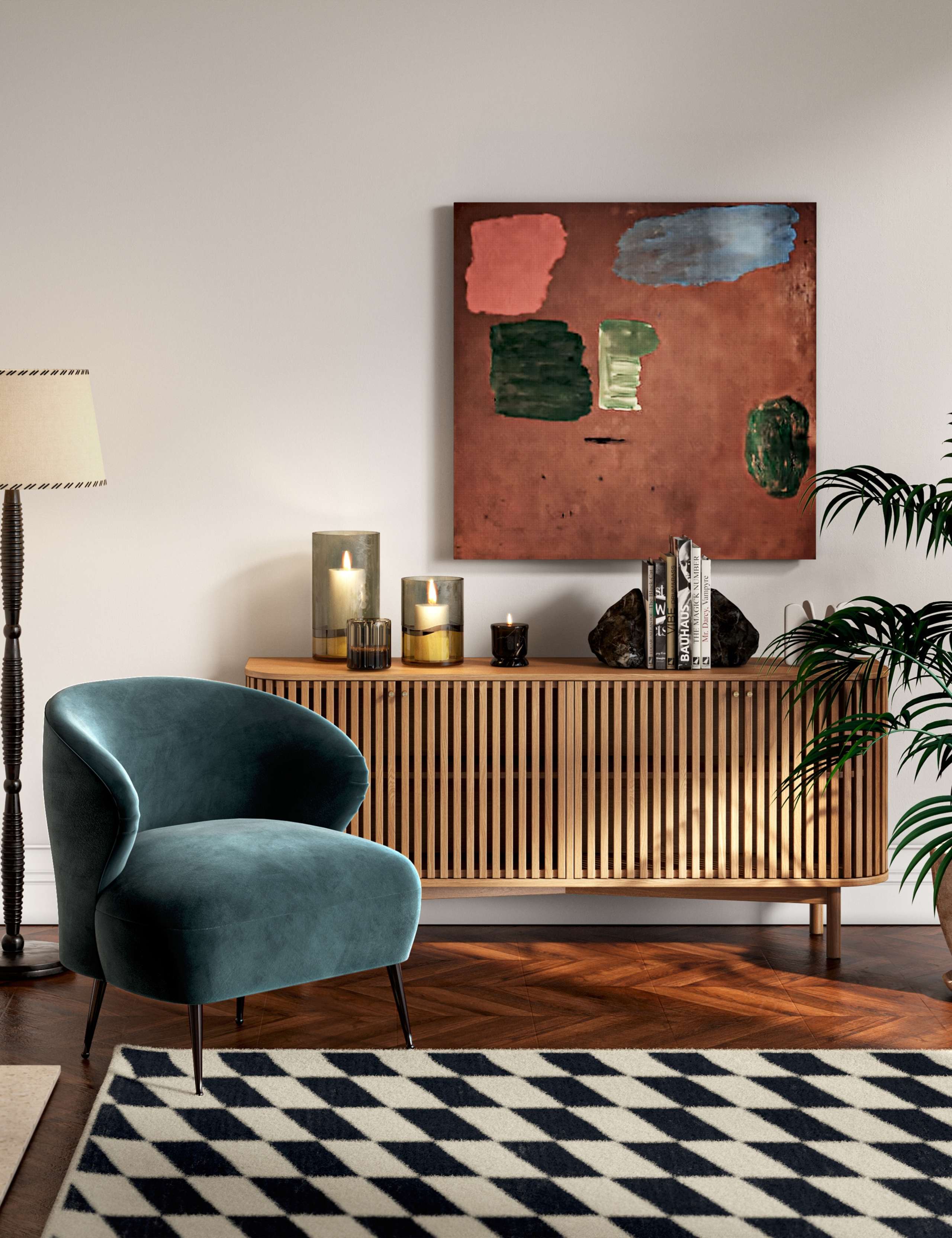 Soho Large 4 Door Sideboard