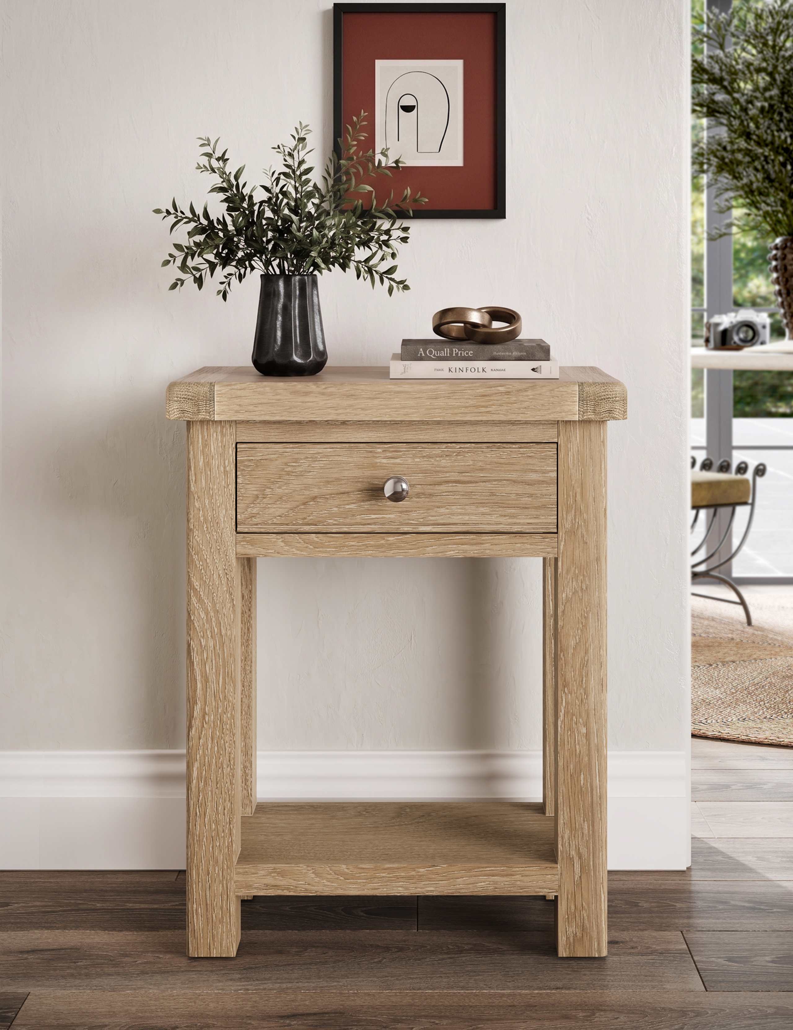 Normandy Oak Telephone Table