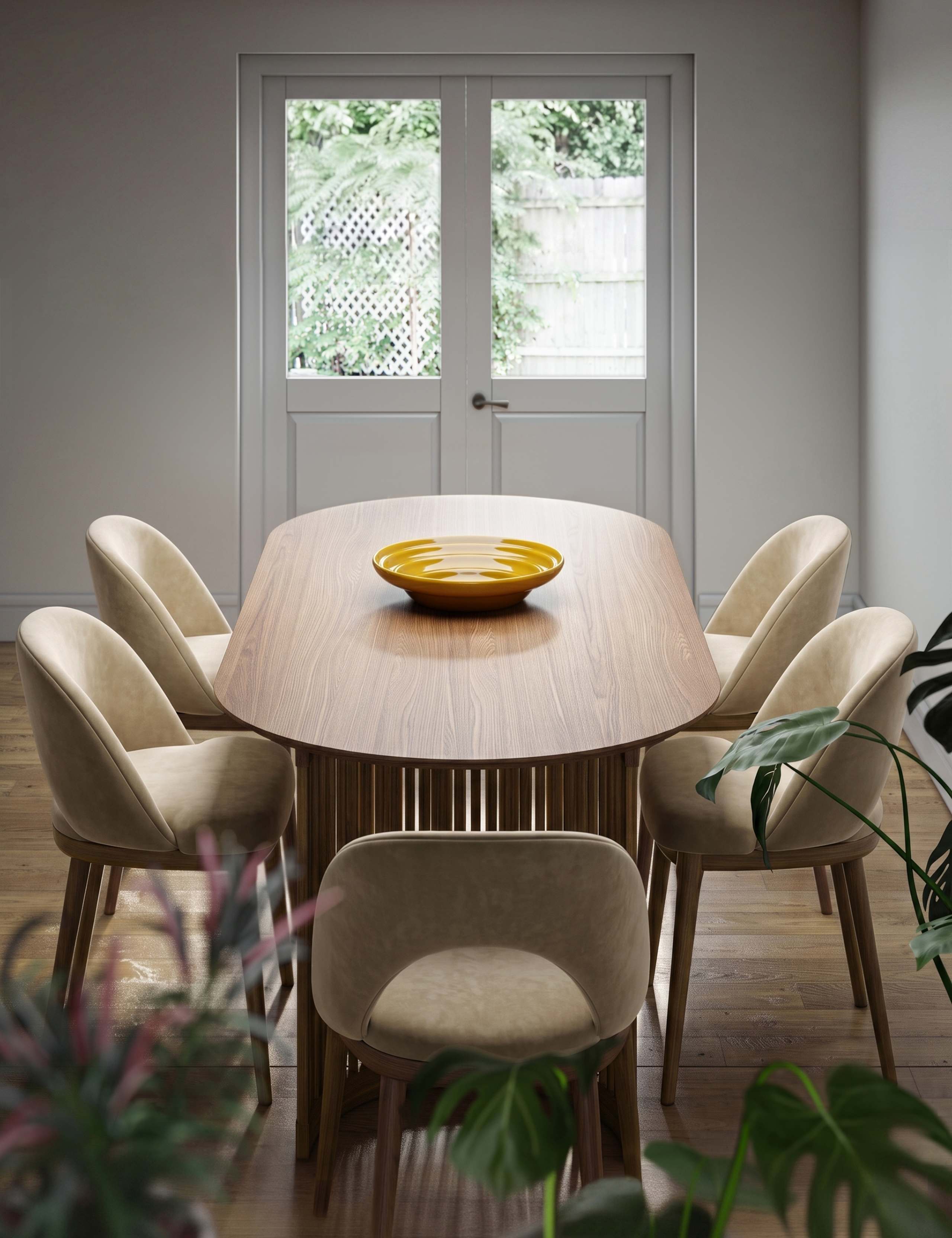 Set of 2 Kingsbridge Dining Chairs With Dark Legs