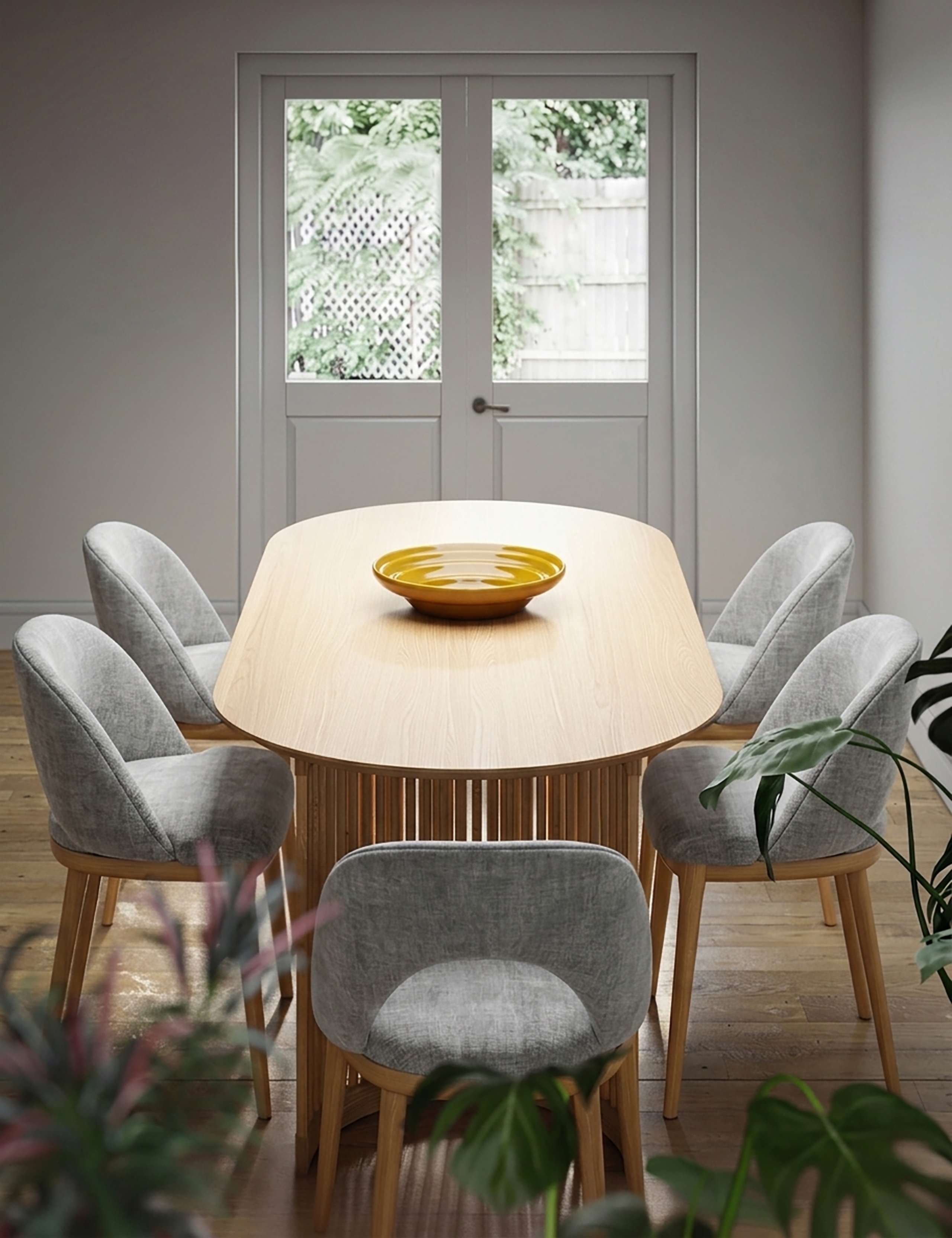 Set of 2 Kingsbridge Dining Chairs With Light Legs