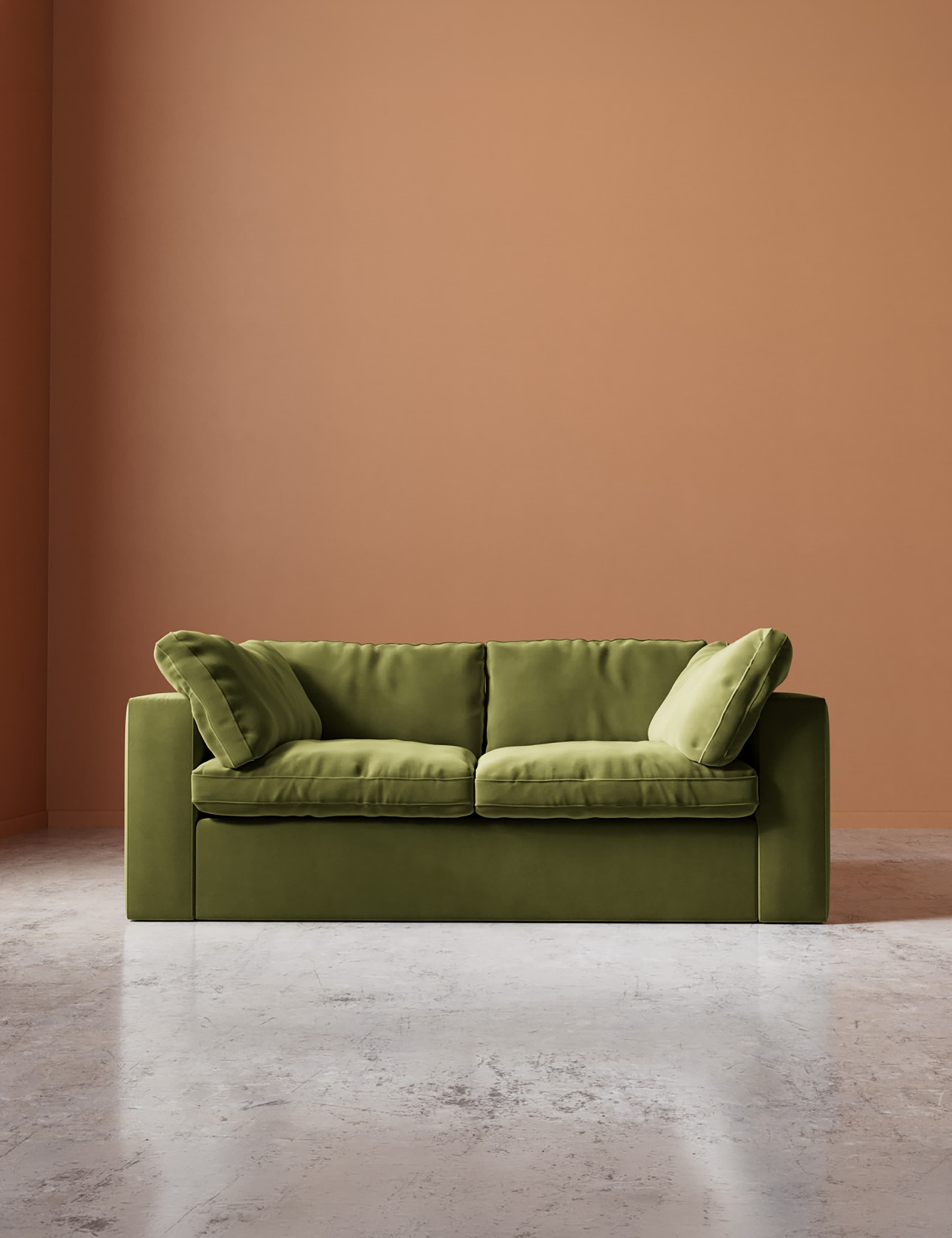 Velvet 2 Seater Sofa
