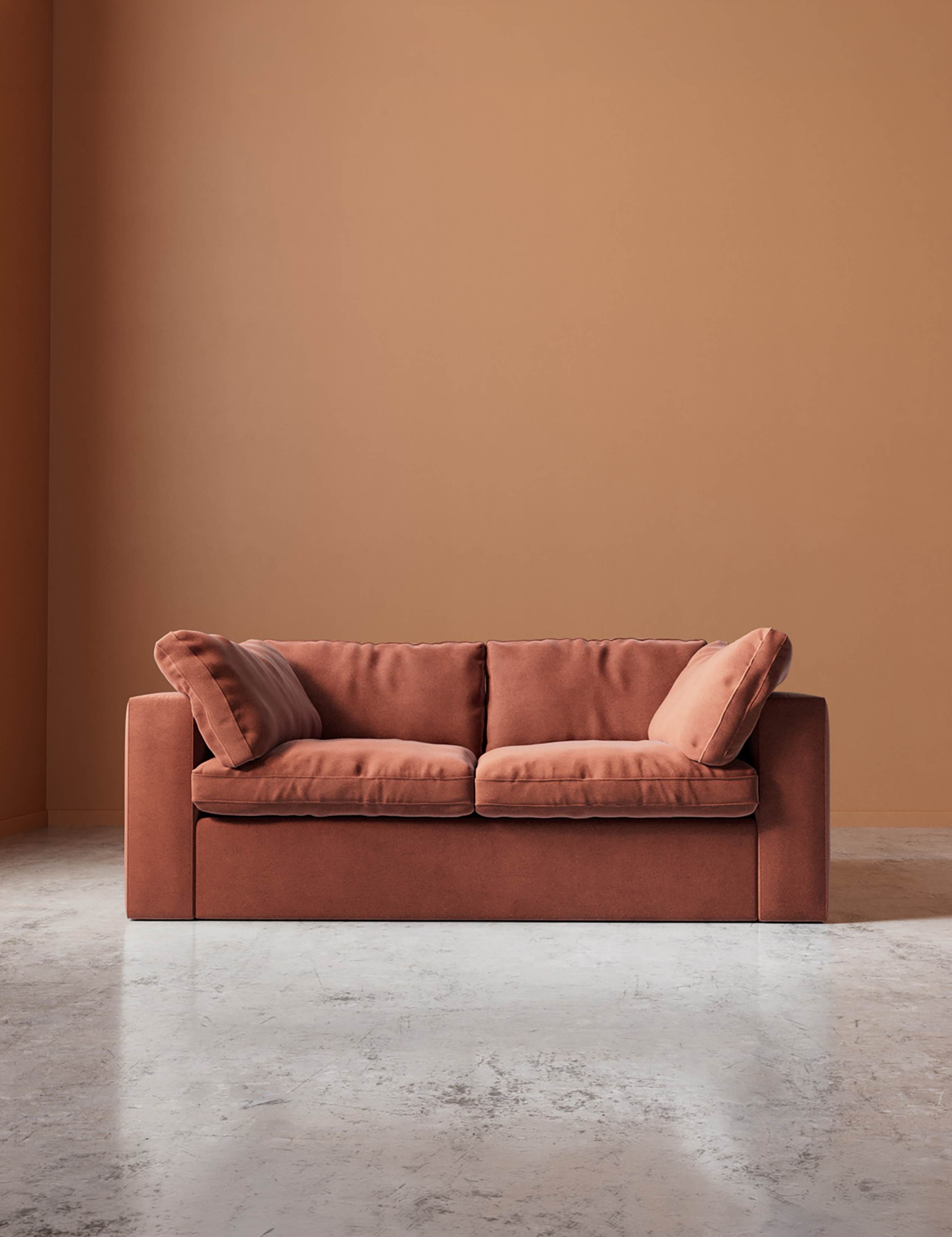 Velvet 2 Seater Sofa