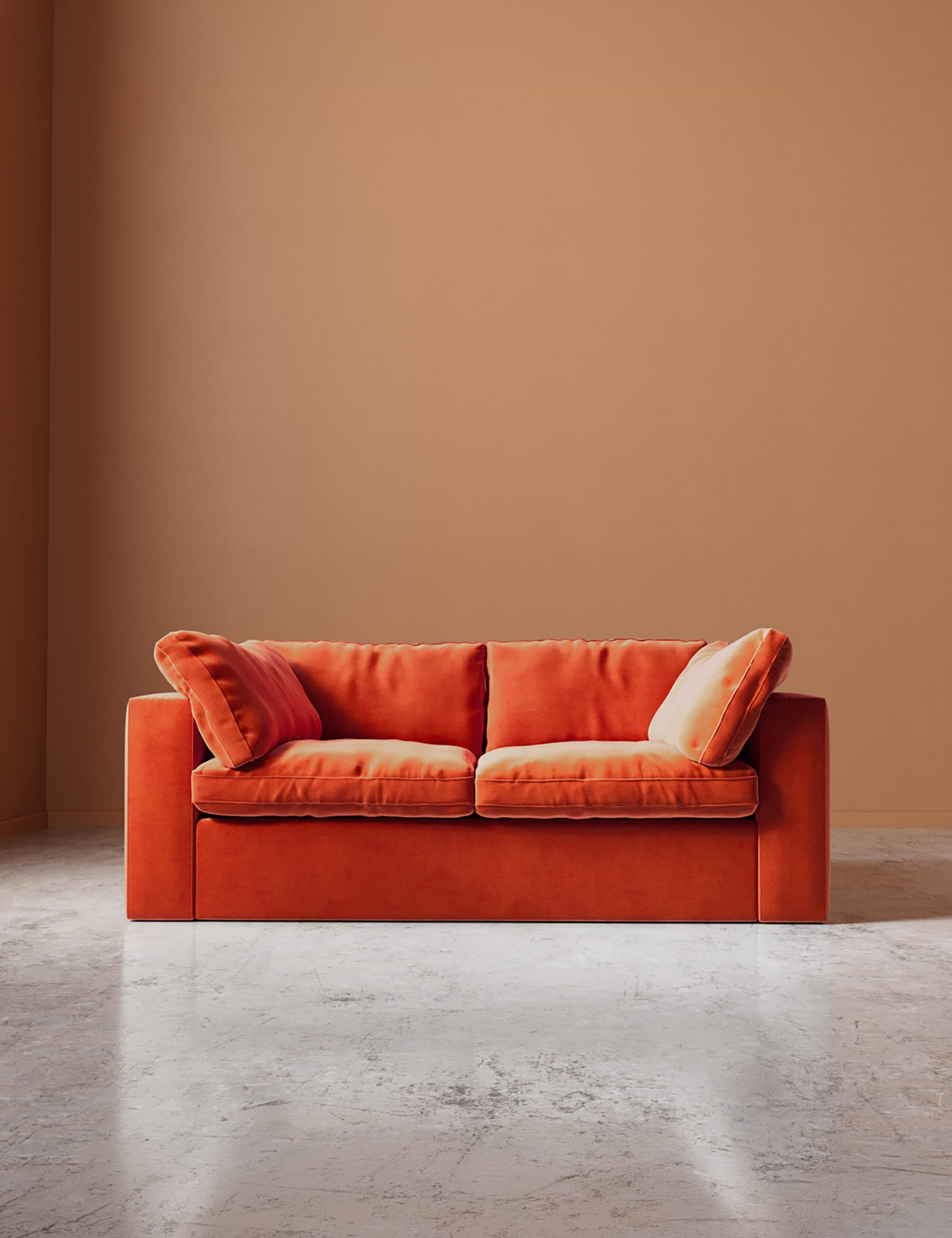 Velvet 2 Seater Sofa