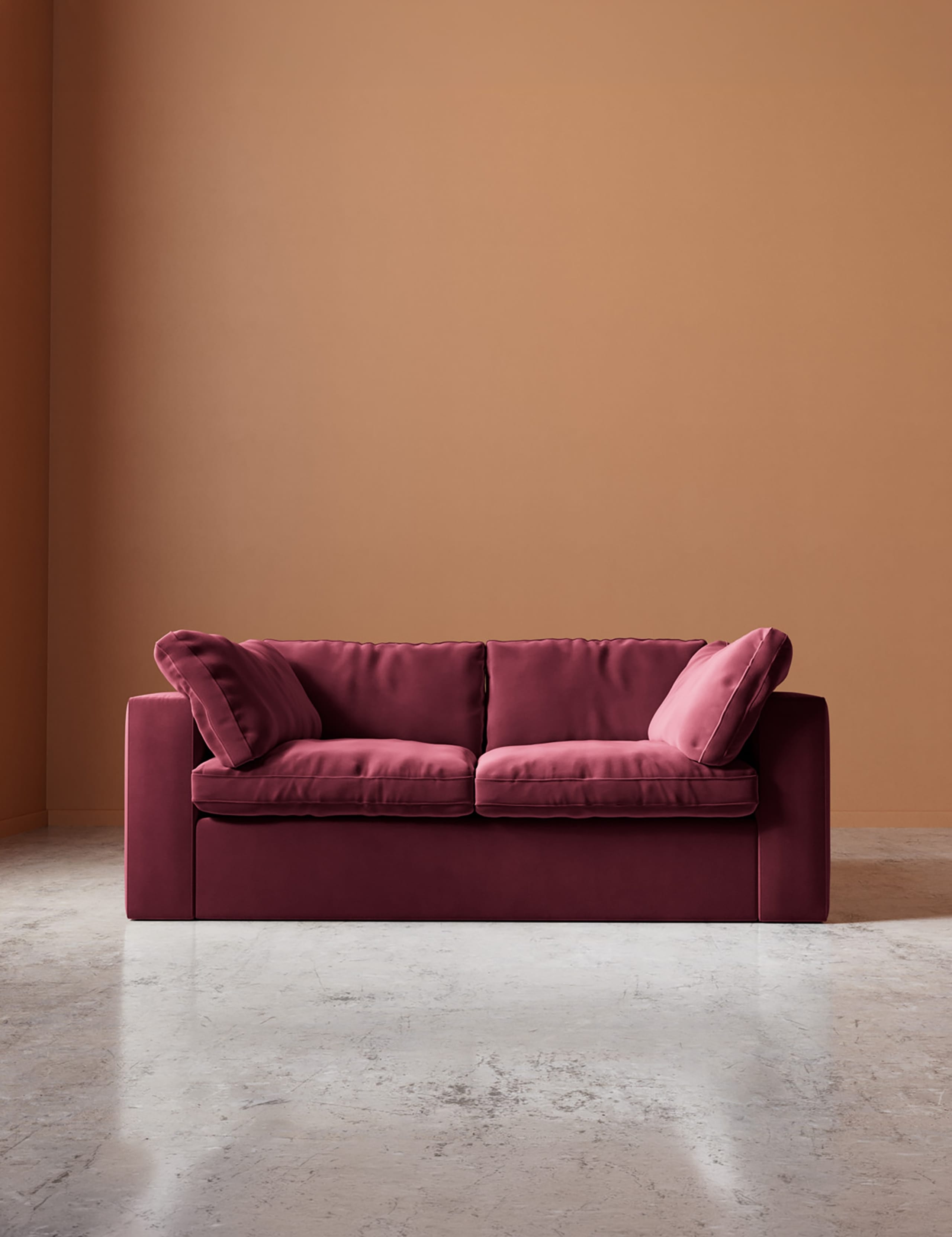 Velvet 2 Seater Sofa