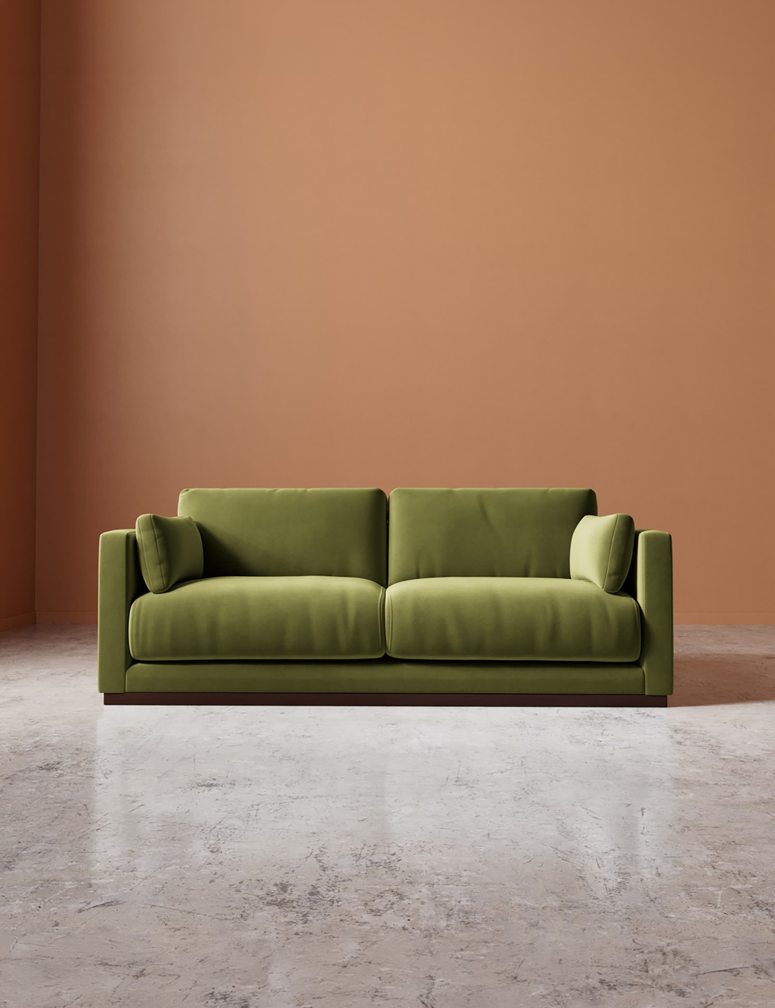 Easy Velvet 2 Seater Sofa