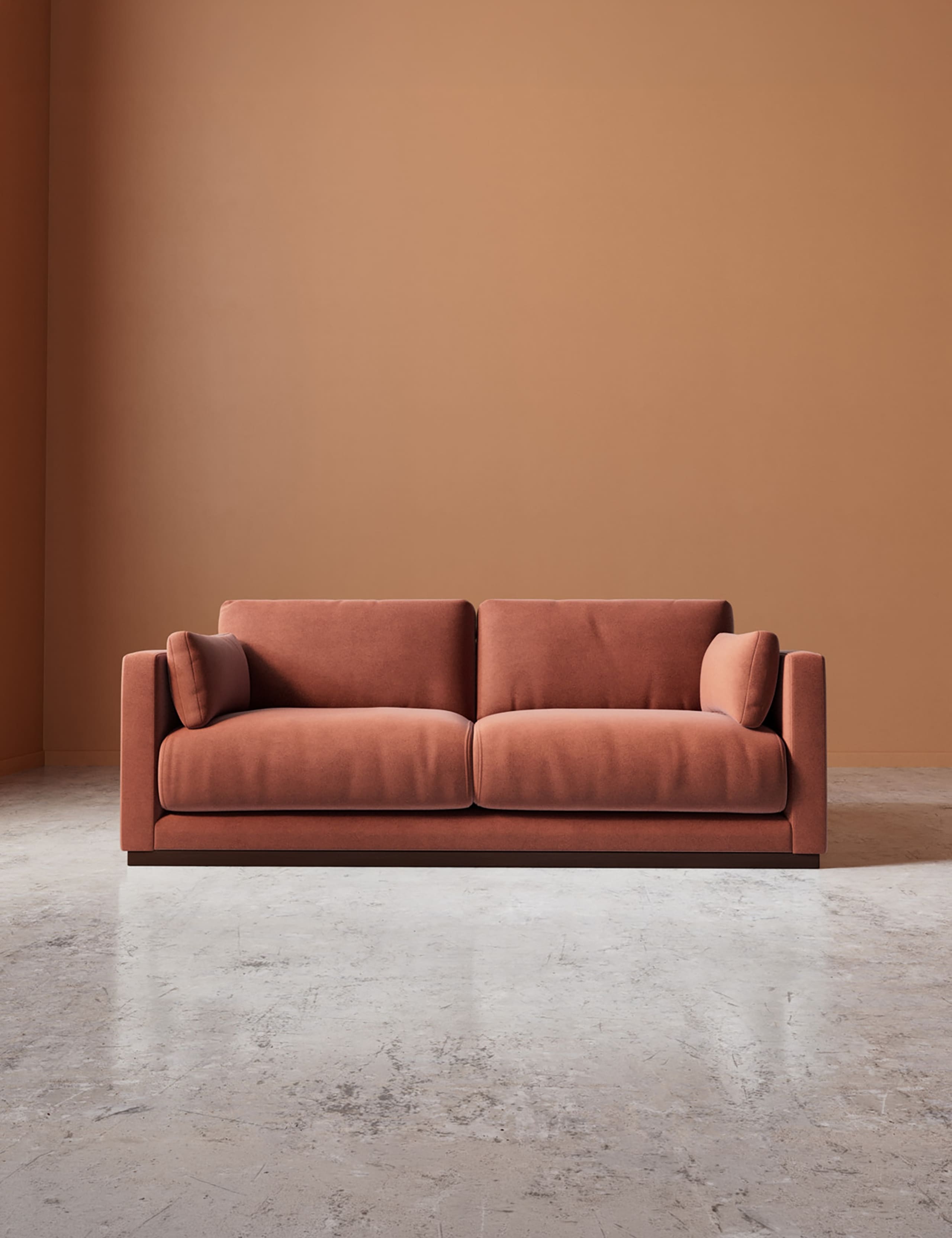 Easy Velvet 2 Seater Sofa