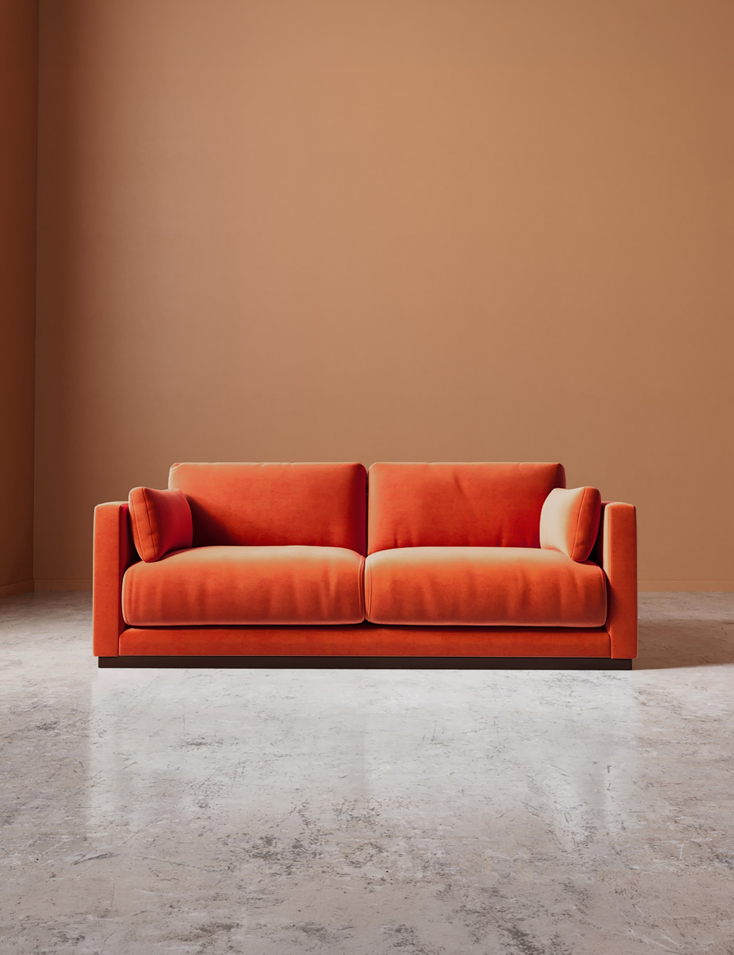 Easy Velvet 2 Seater Sofa