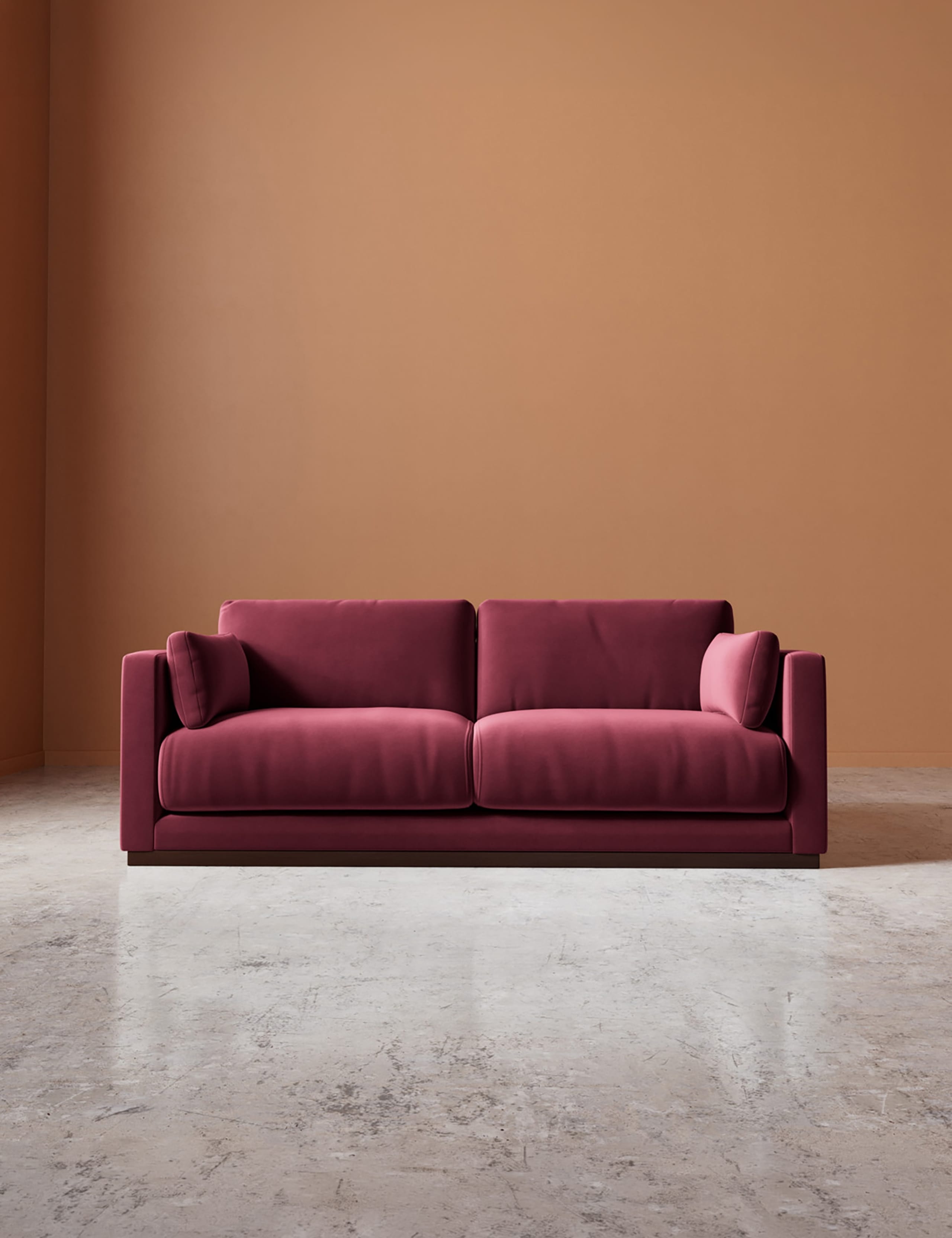 Easy Velvet 2 Seater Sofa