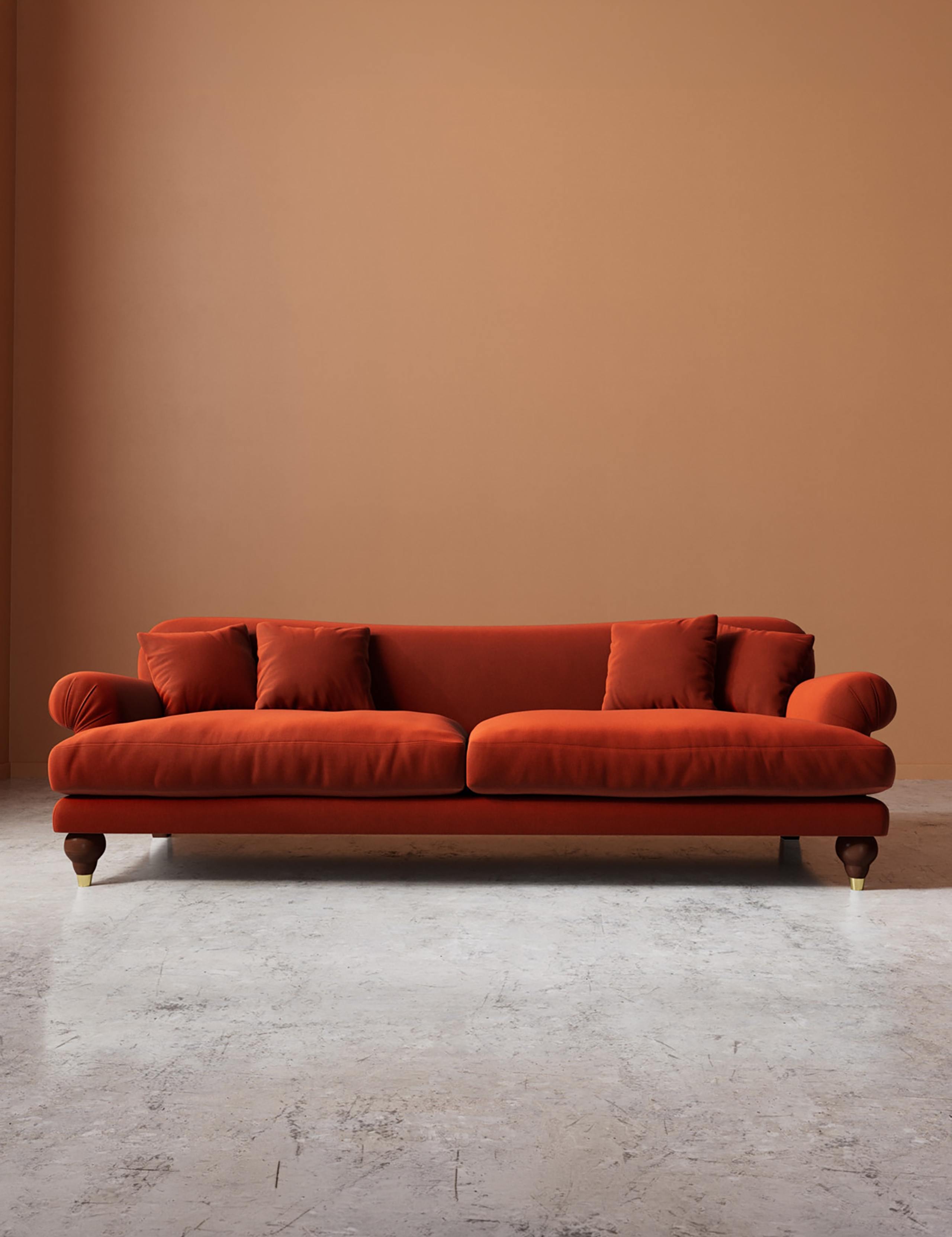 Willows Crushed Velvet 3 Seater Sofa