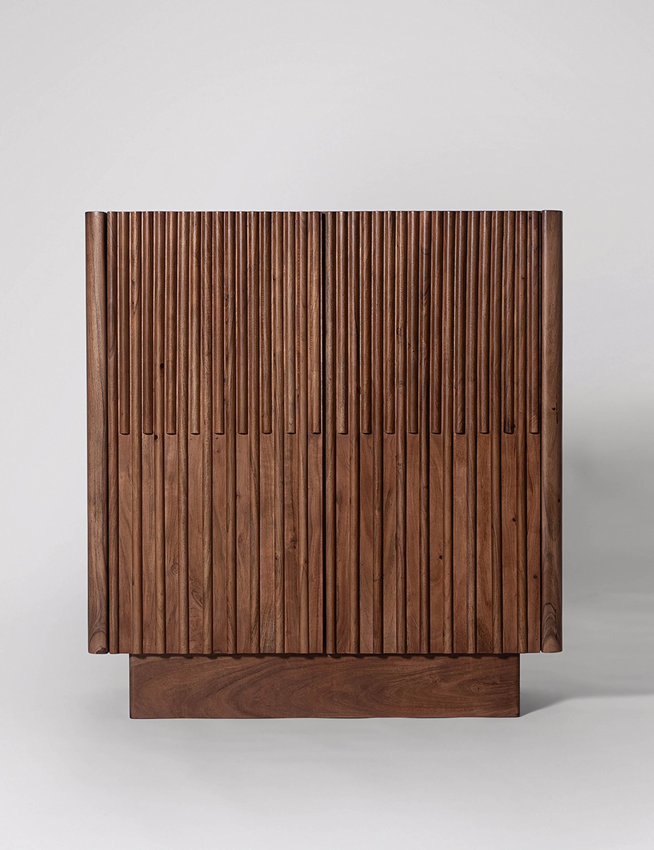 Hampstead Acacia Wood 2 Door Cabinet