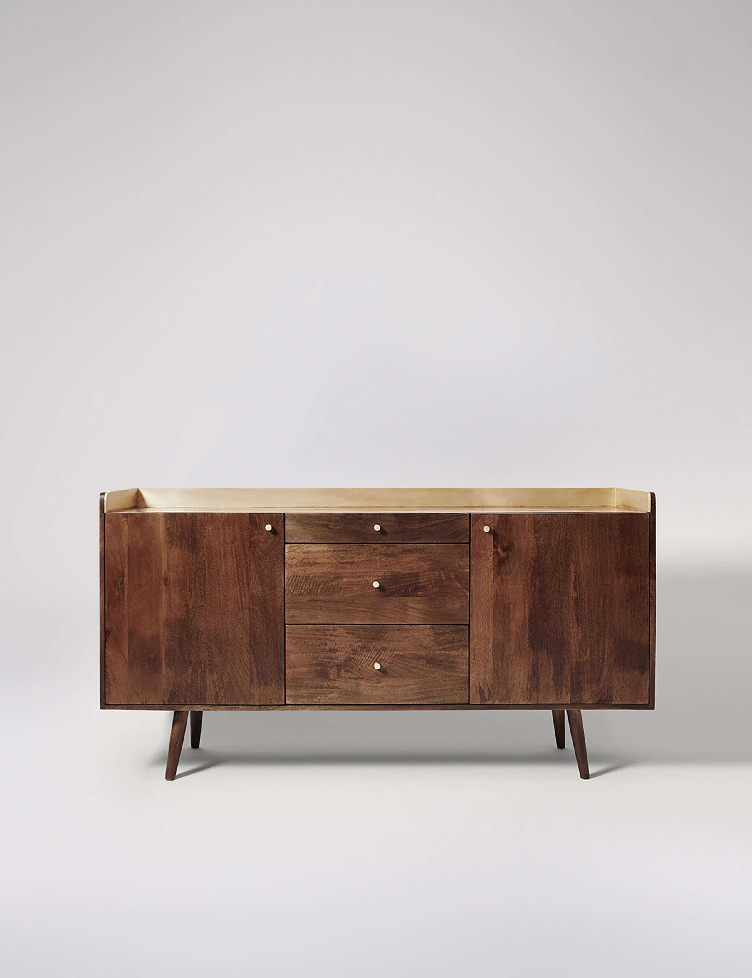 Fresco Mango Wood 3 Drawer Sideboard