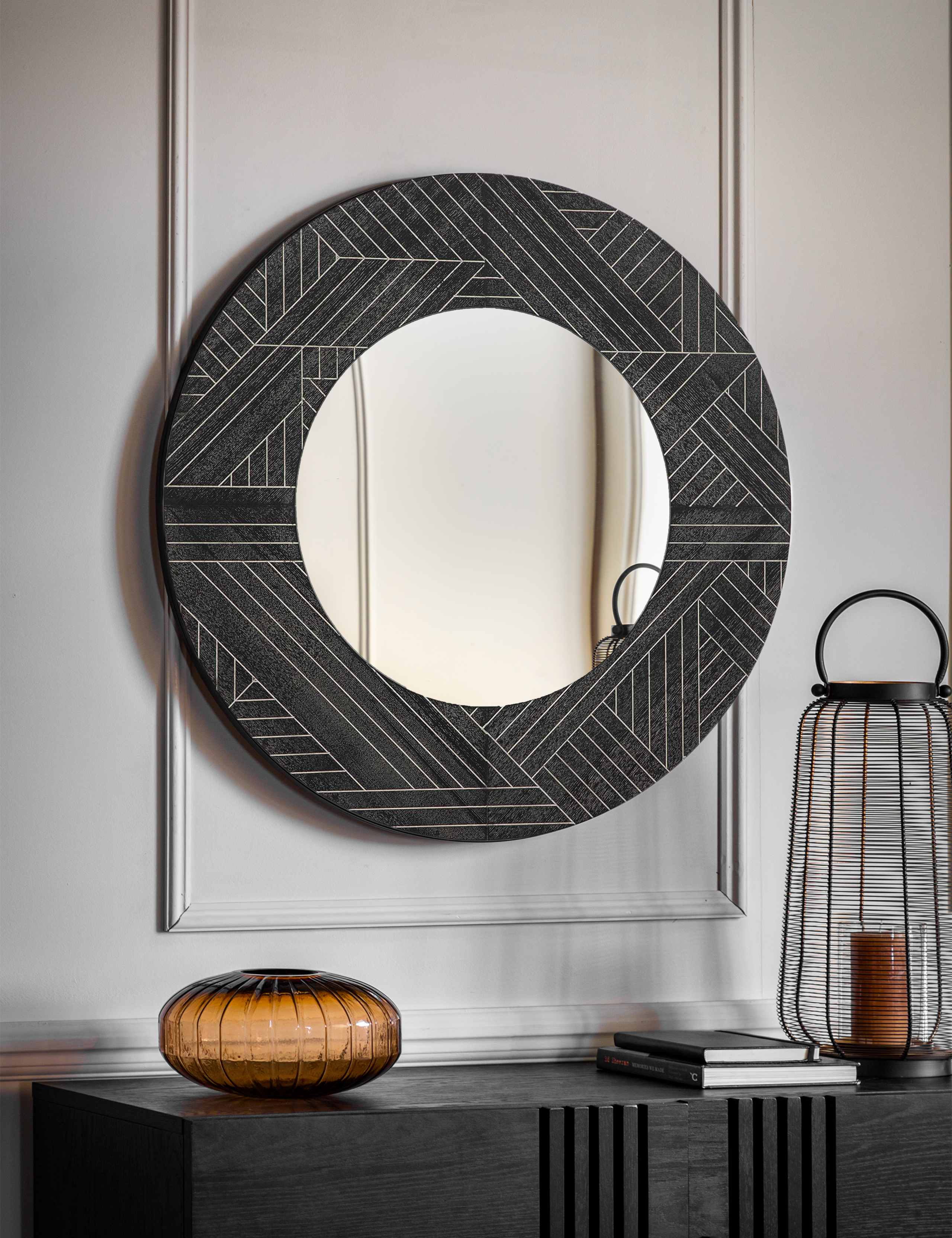 Kakuda Large Round Wall Mirror
