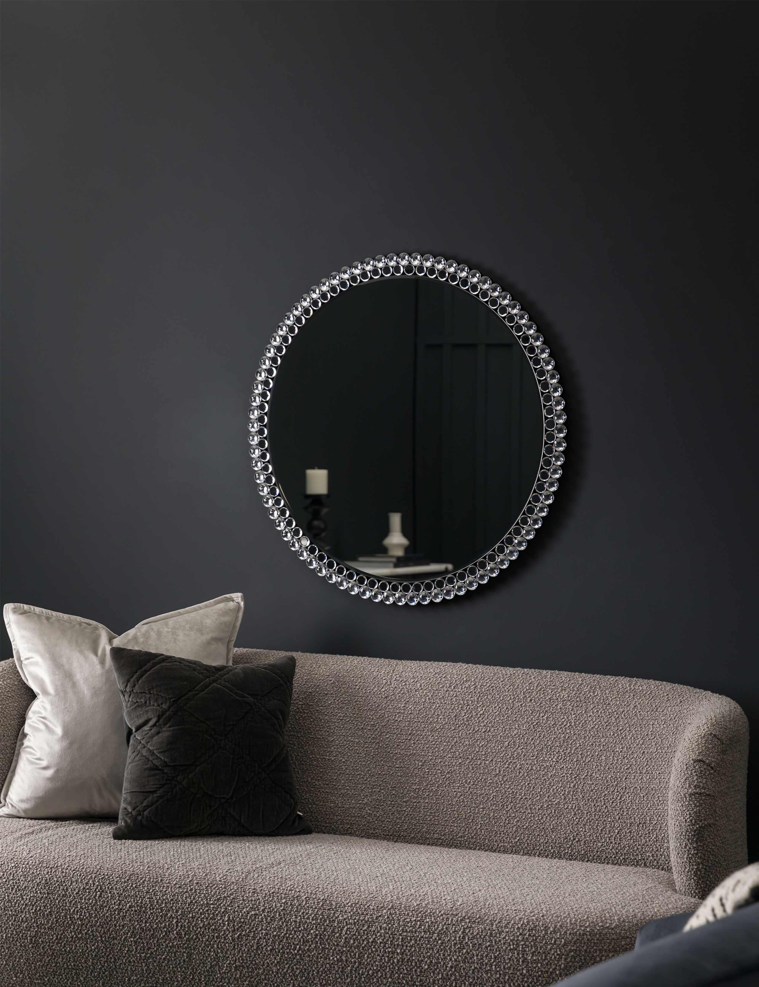 Fallon Large Round Wall Mirror