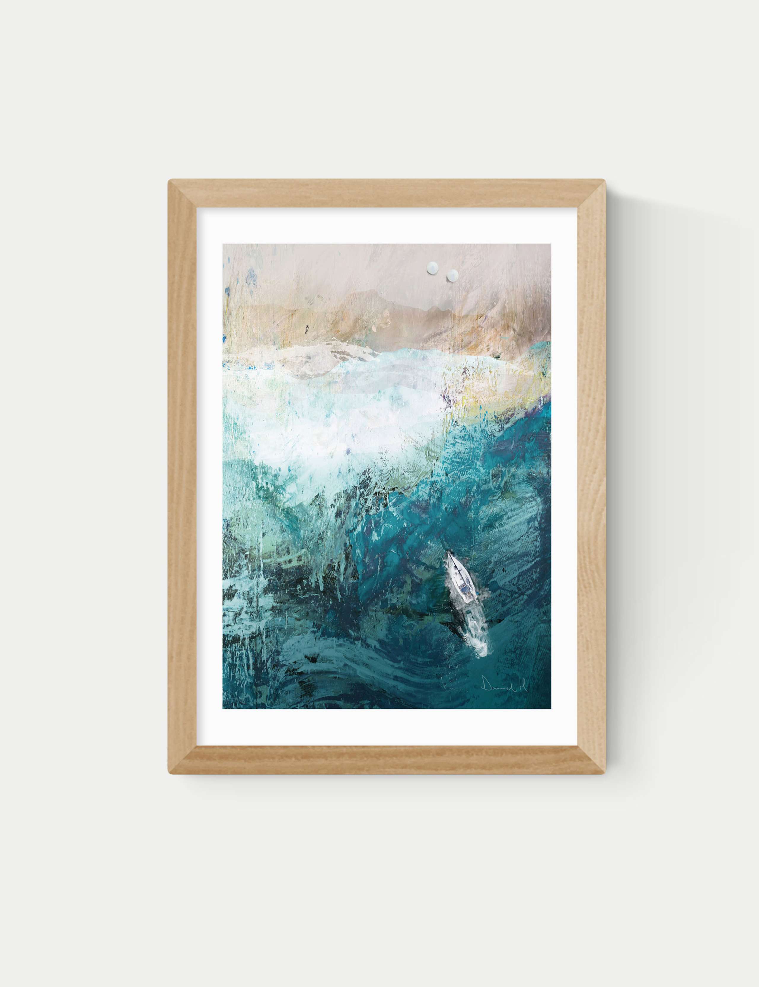 Azure Walk Framed Art