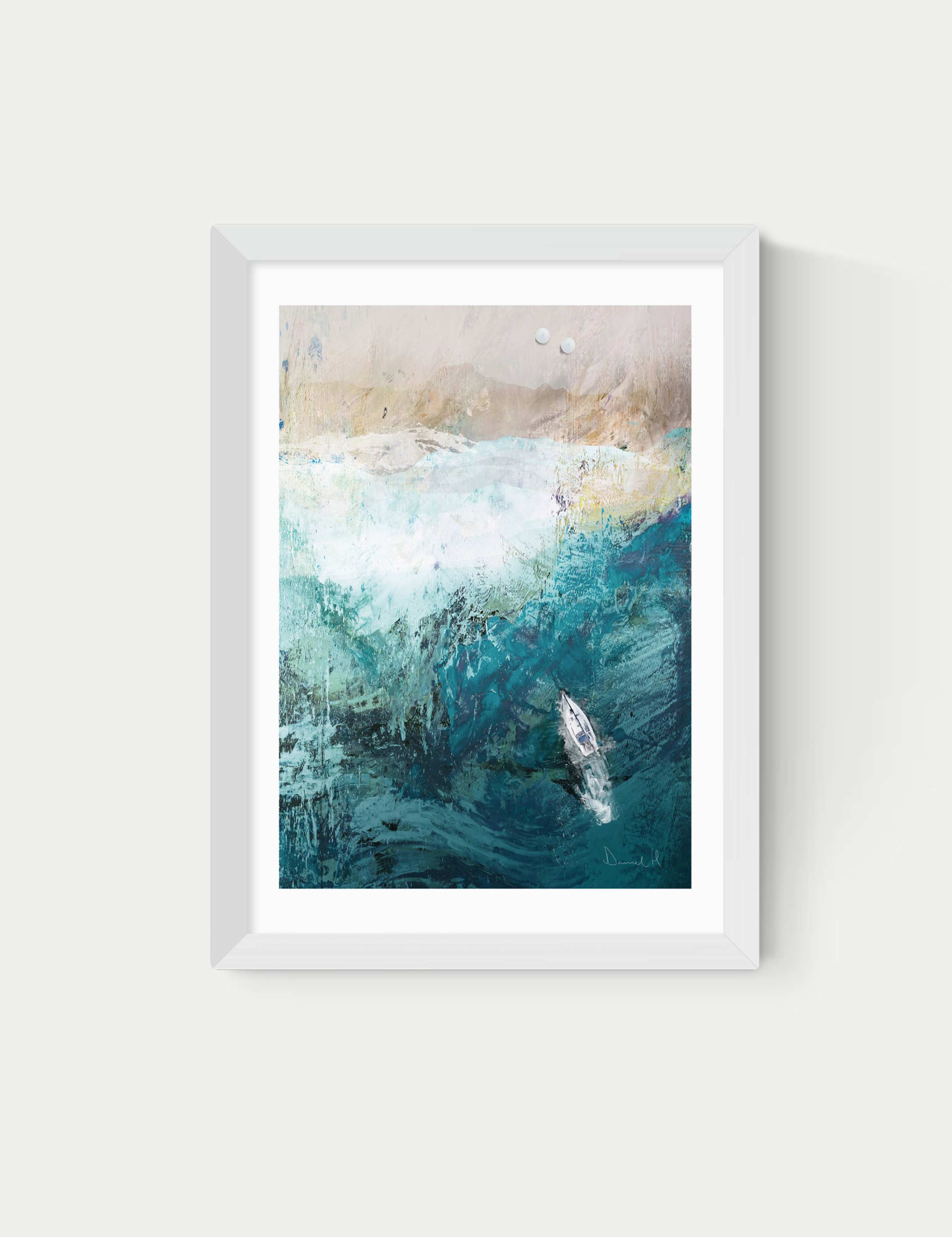 Azure Walk Framed Art