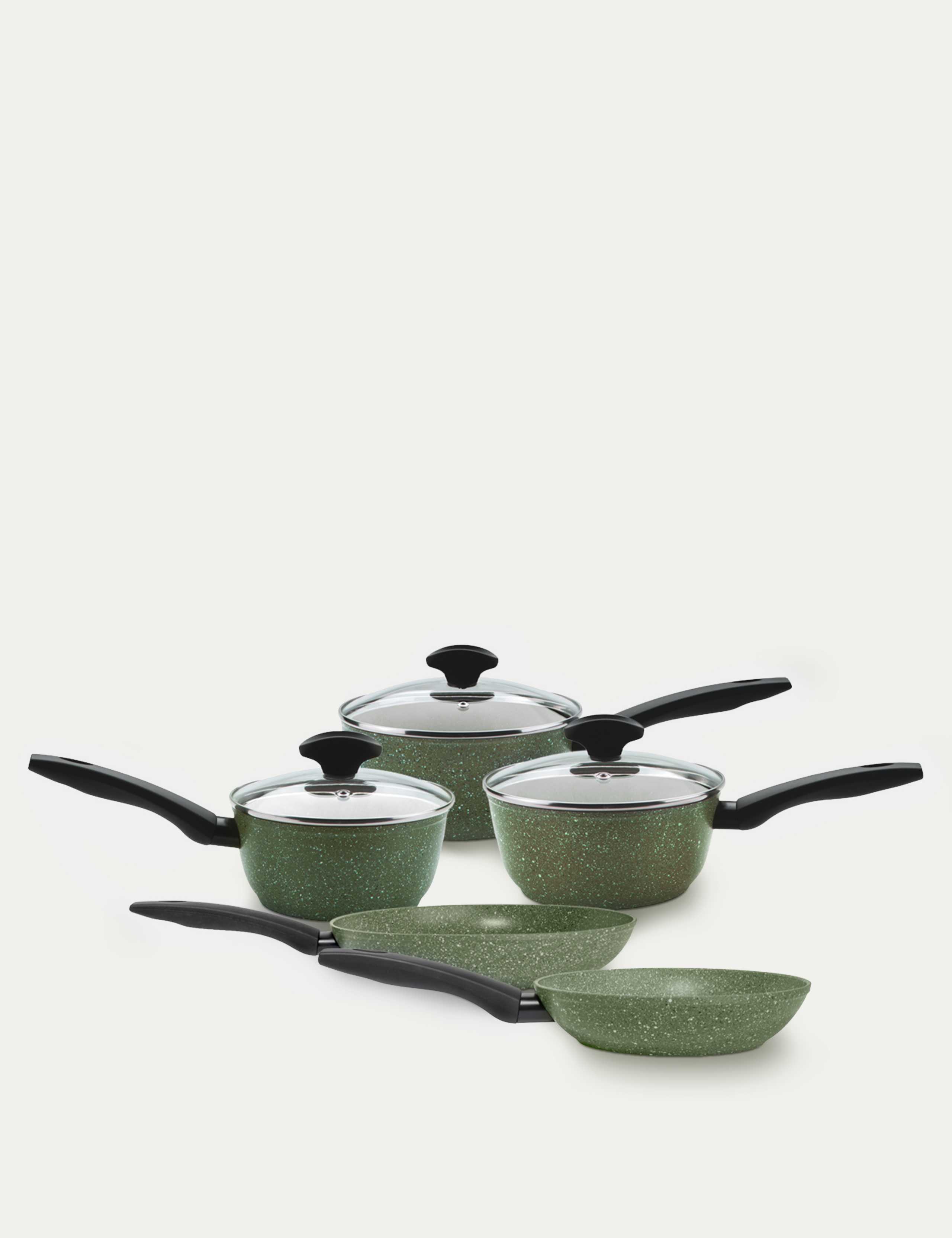 5 Piece Induction Non Stick Pan Set
