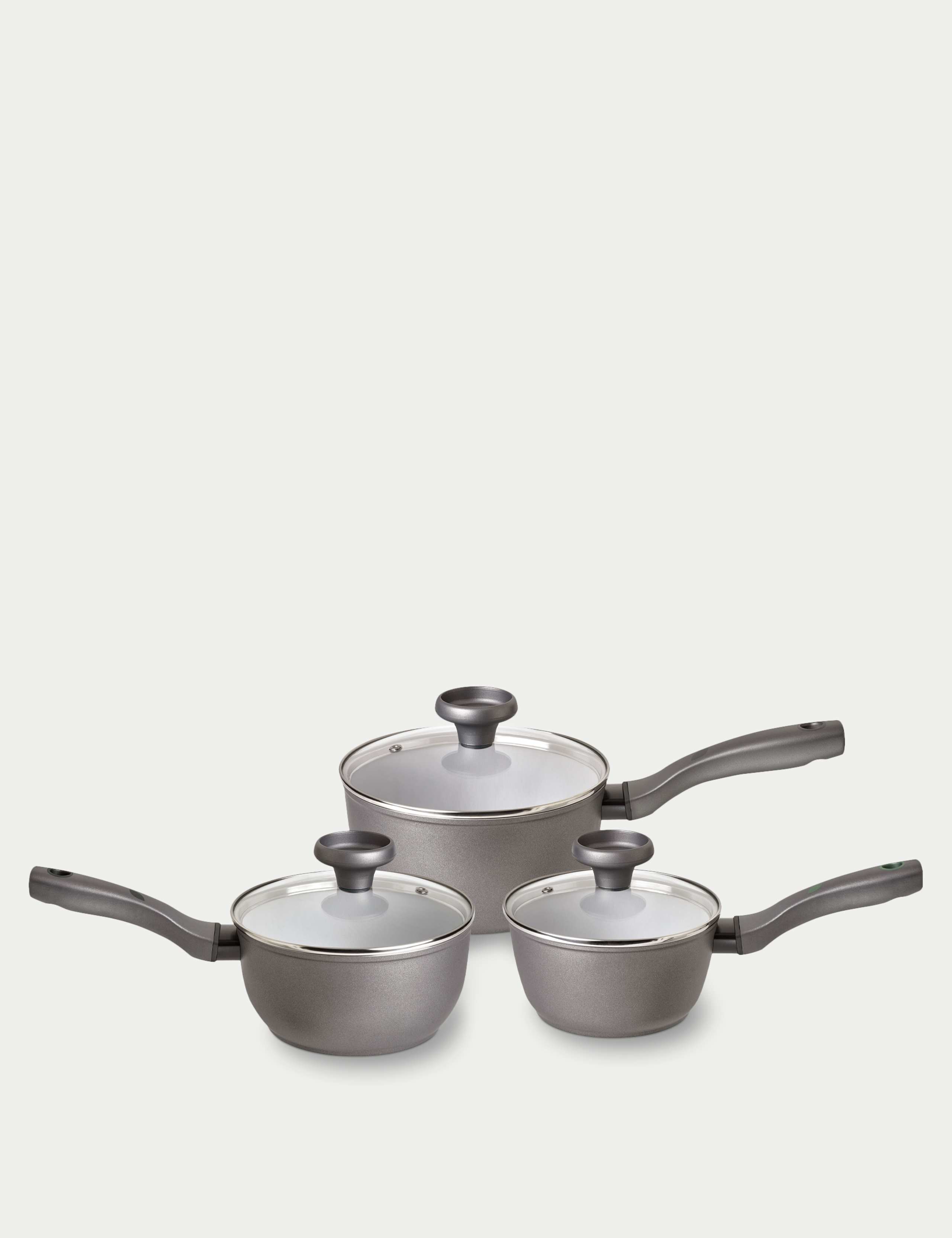 Earth Pan Non Stick Saucepan Set of 3