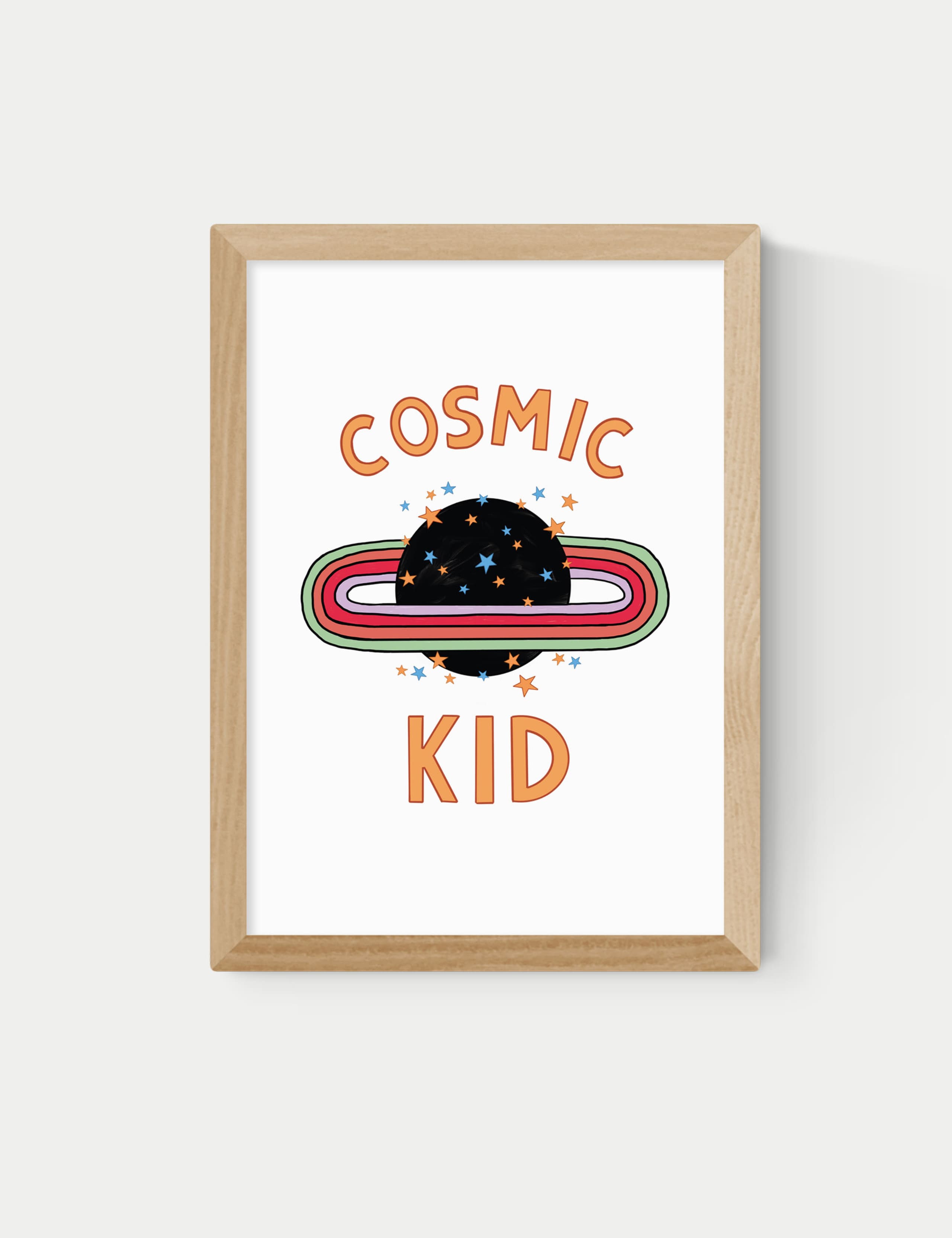 Cosmic Kid Framed Art