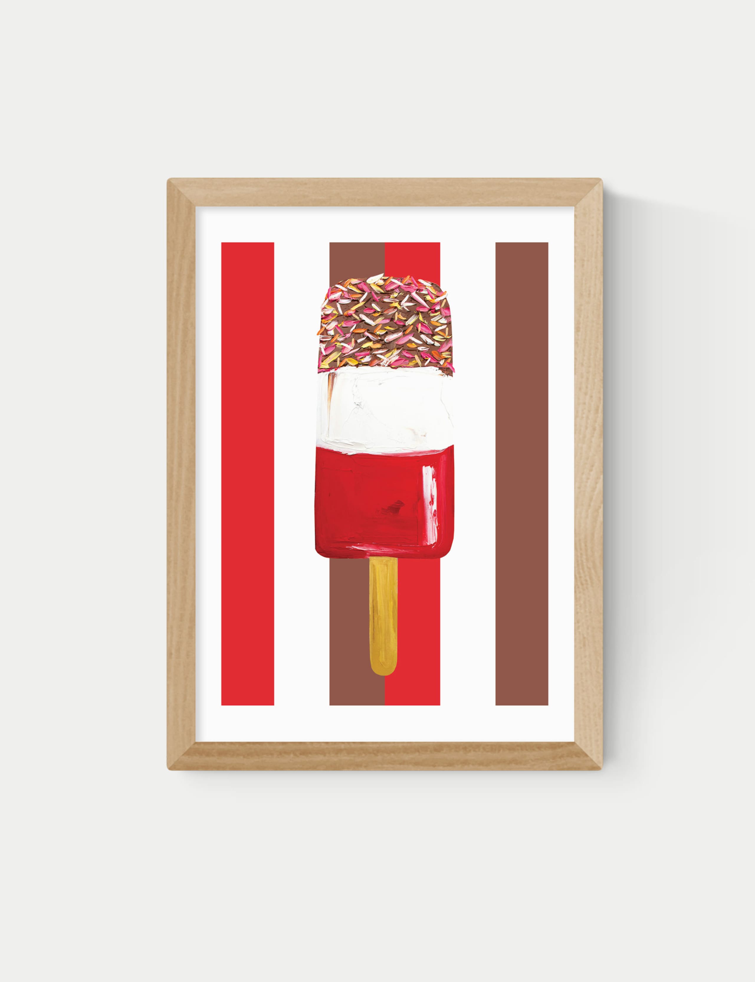 Fab Stripes Framed Art