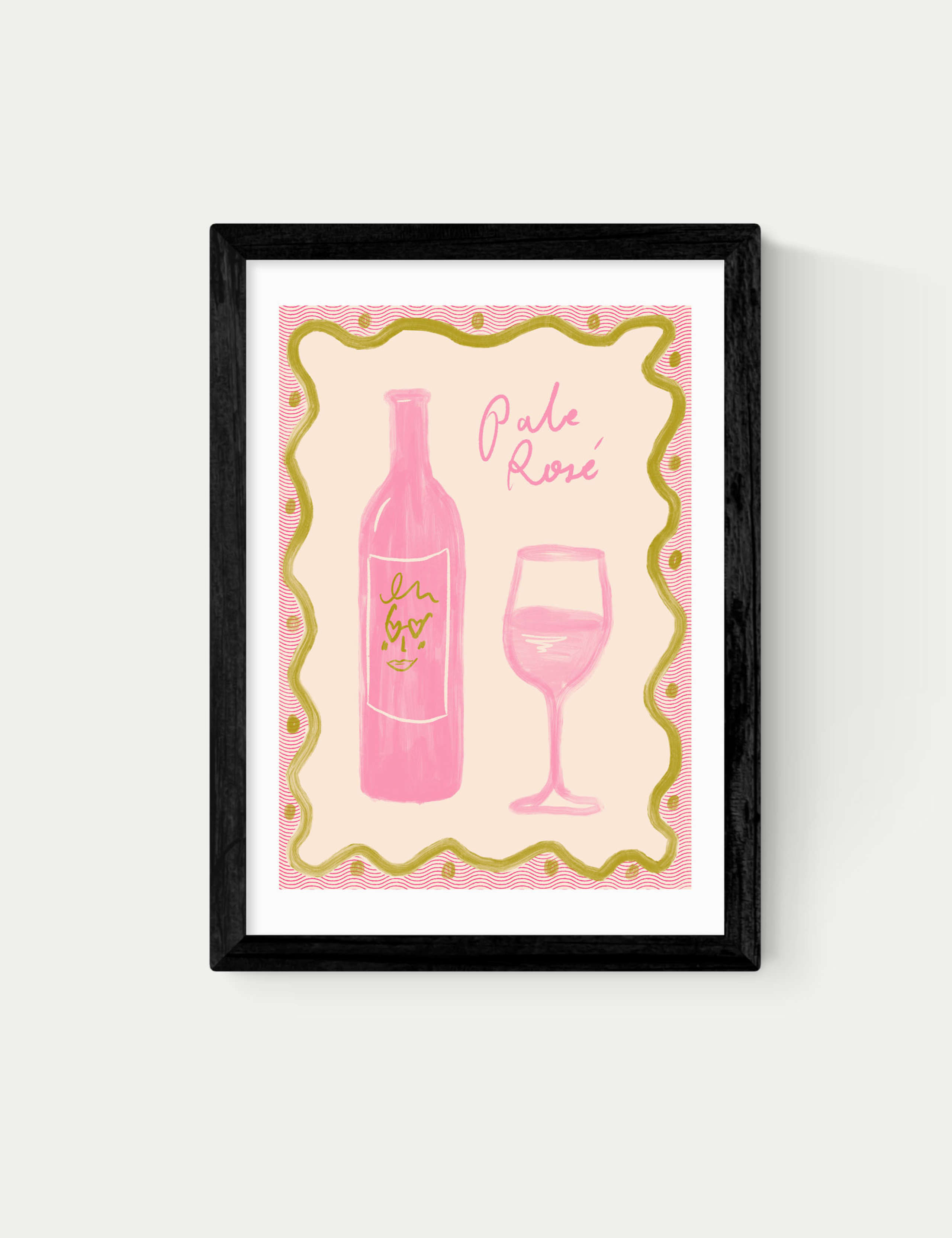 Pale Rose Framed Art