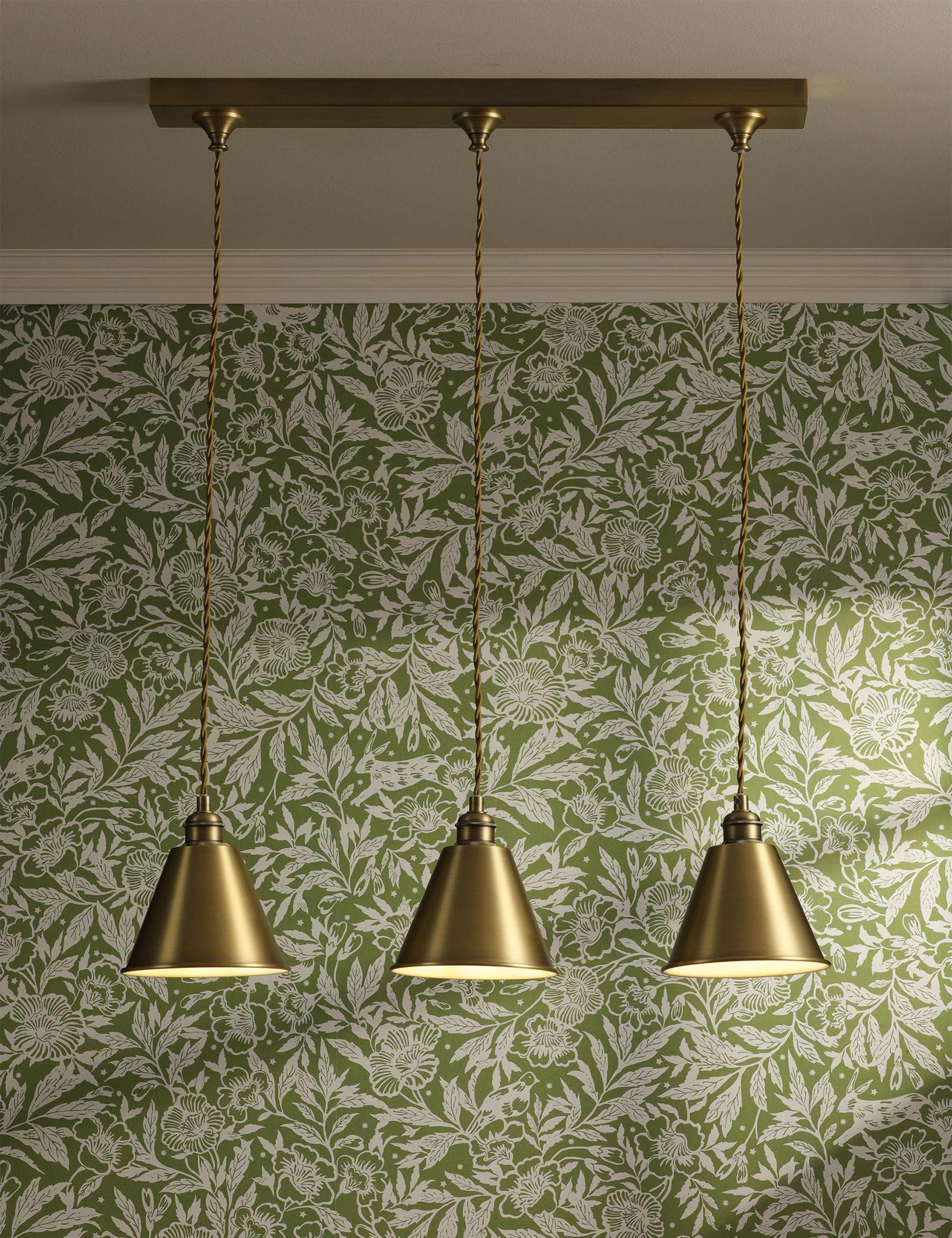 Wollaton Metal 3 Light Bar Pendant Light