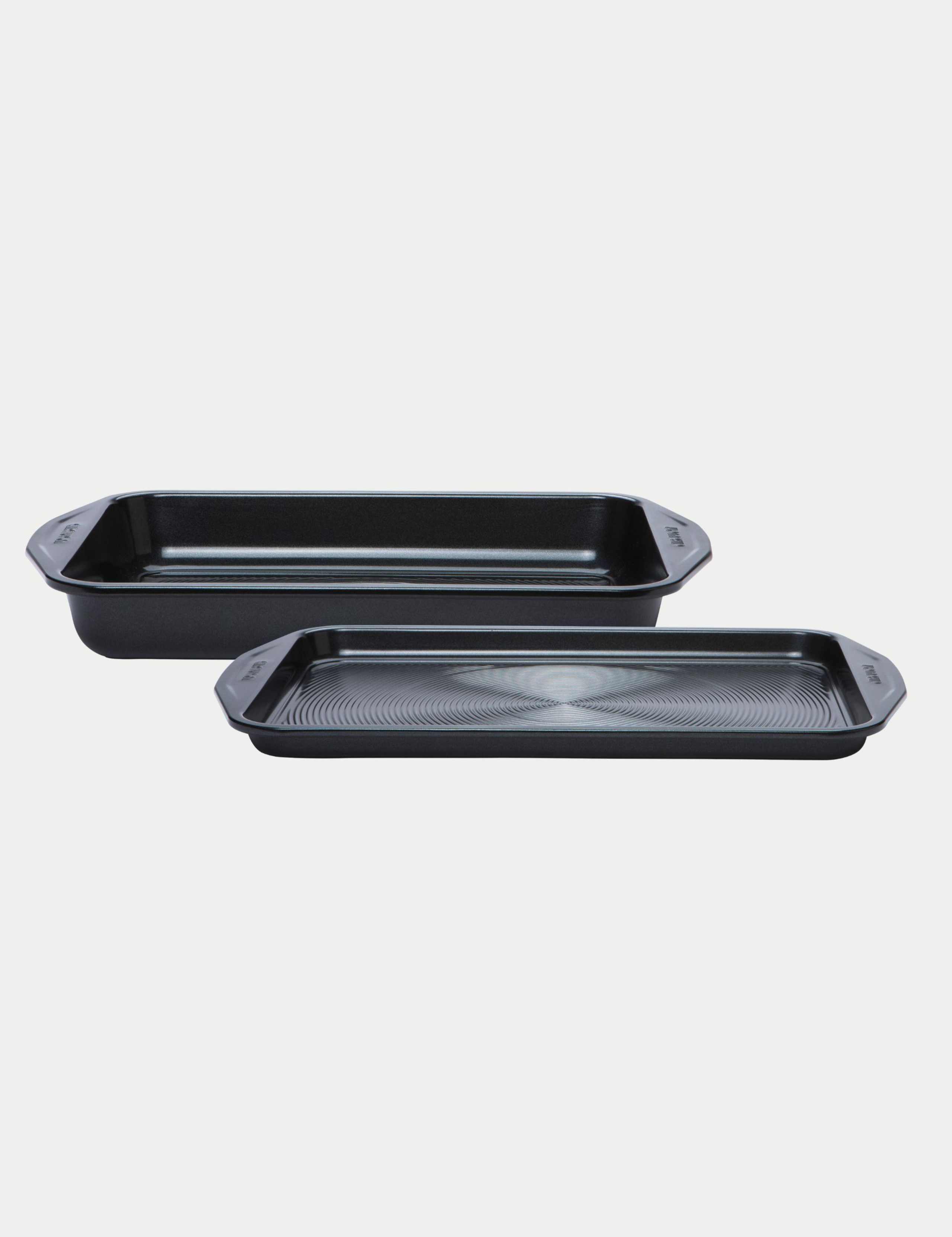 2 Piece Carbon Steel Oven Tray and Cake Tin