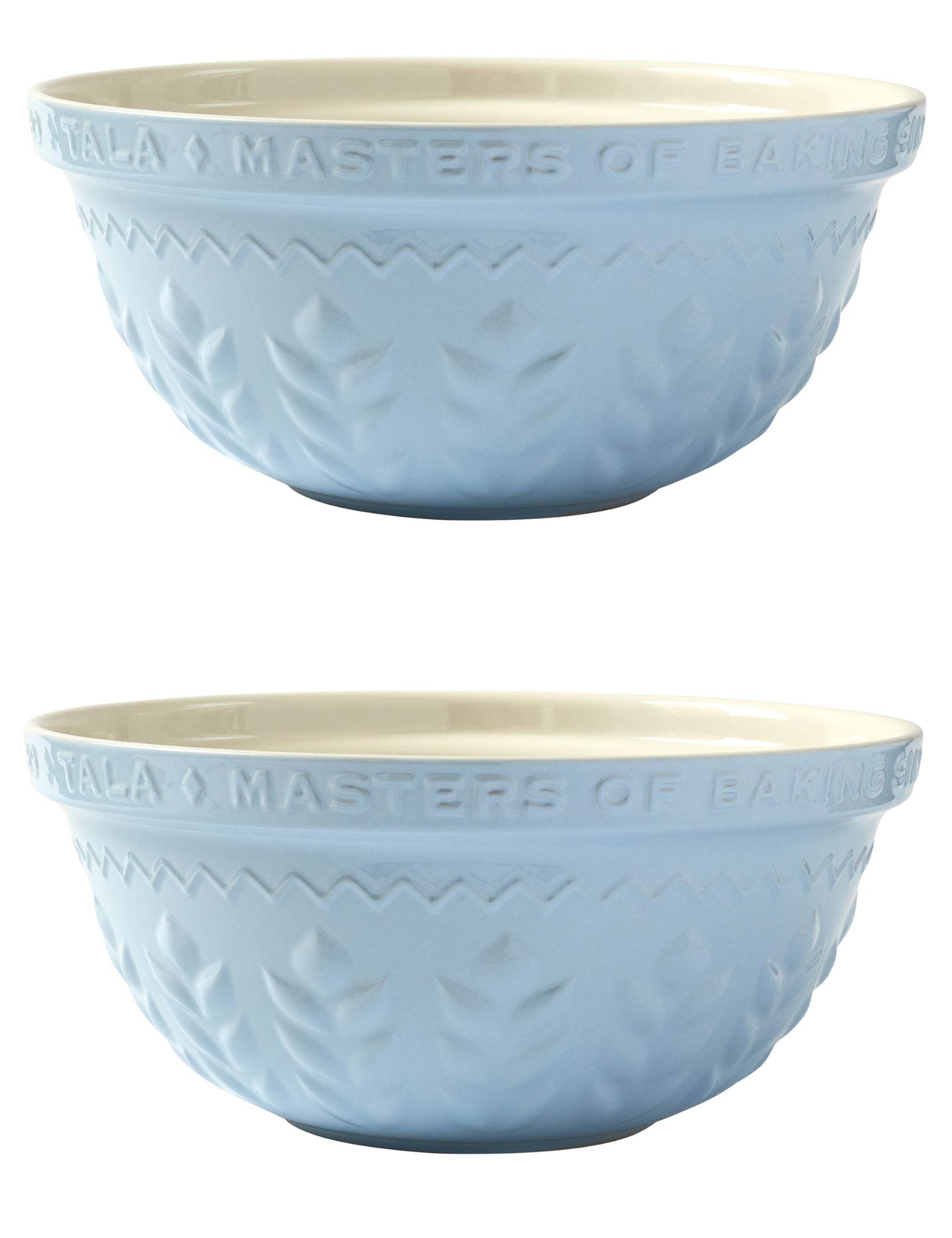 Set of 2 Stoneware 30cm Mixing Bowls