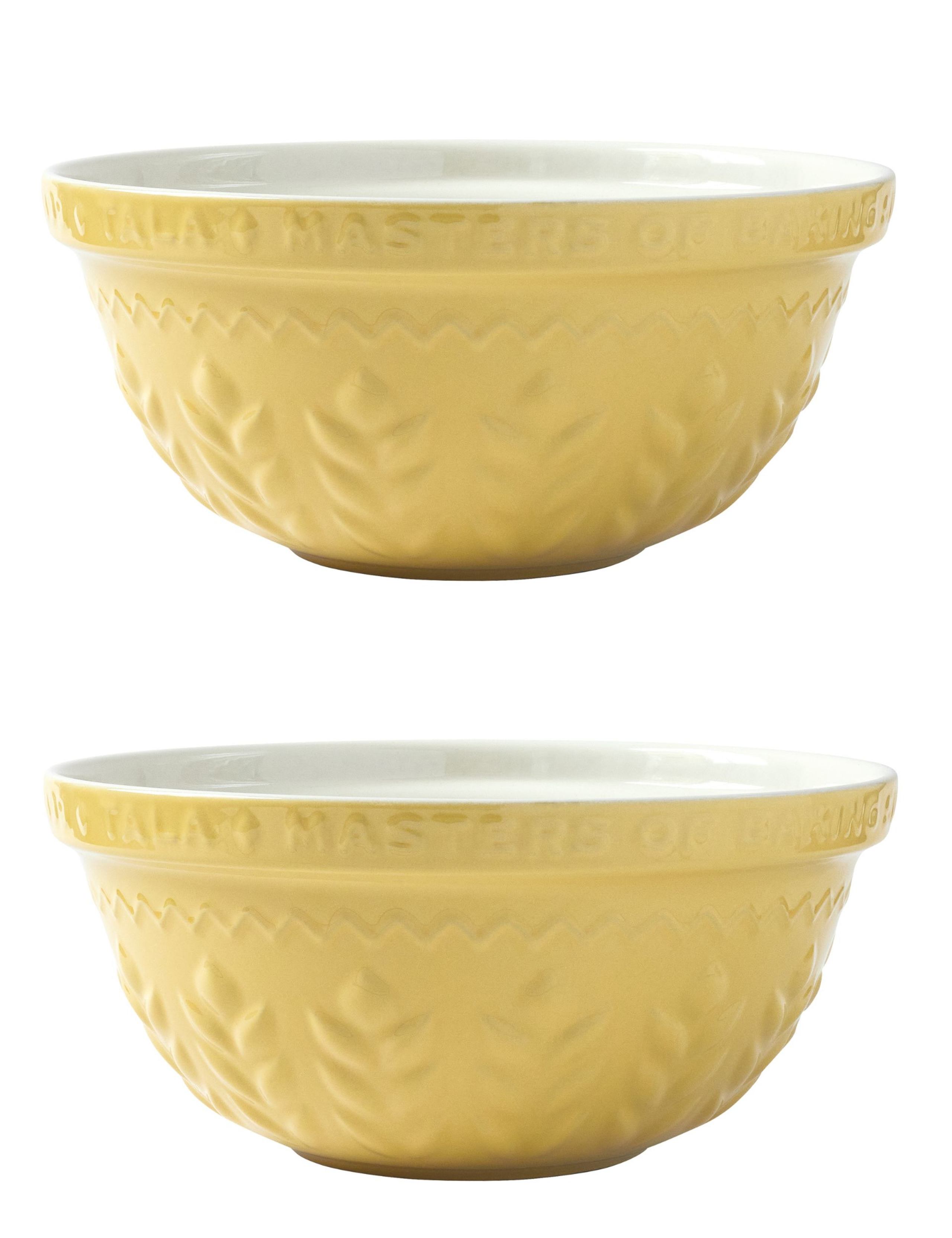 Set of 2 Stoneware 30cm Mixing Bowls