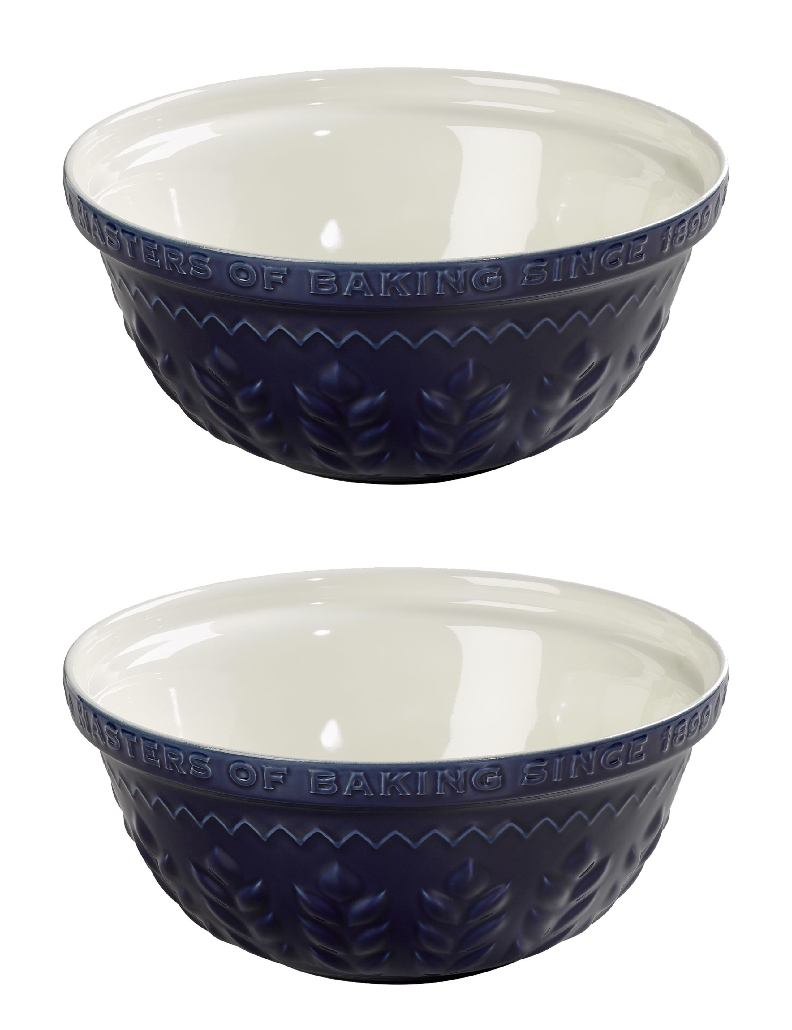 Set of 2 Stoneware 30cm Mixing Bowls