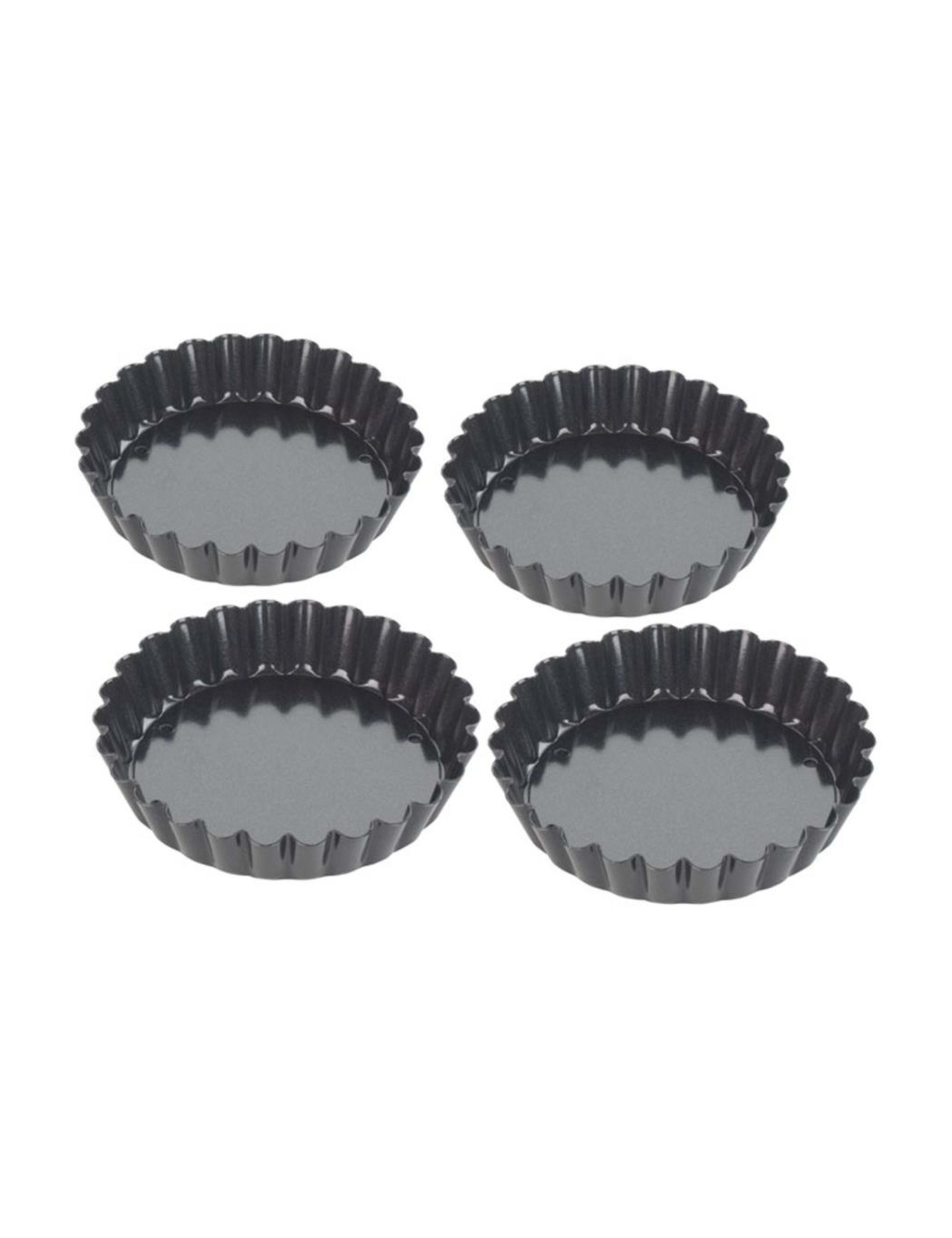 Set of 4 Performance 10cm Non-Stick Tartlet Tins
