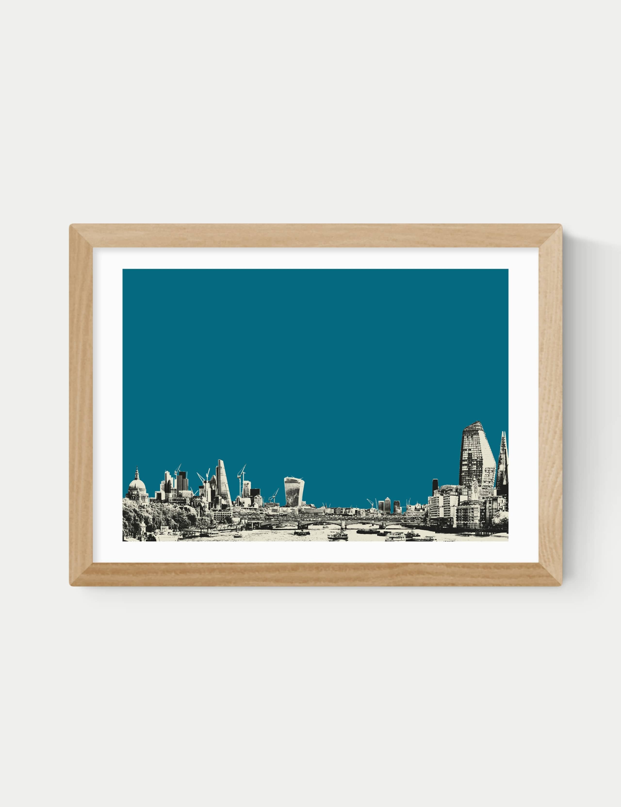 North & South Framed Art Print