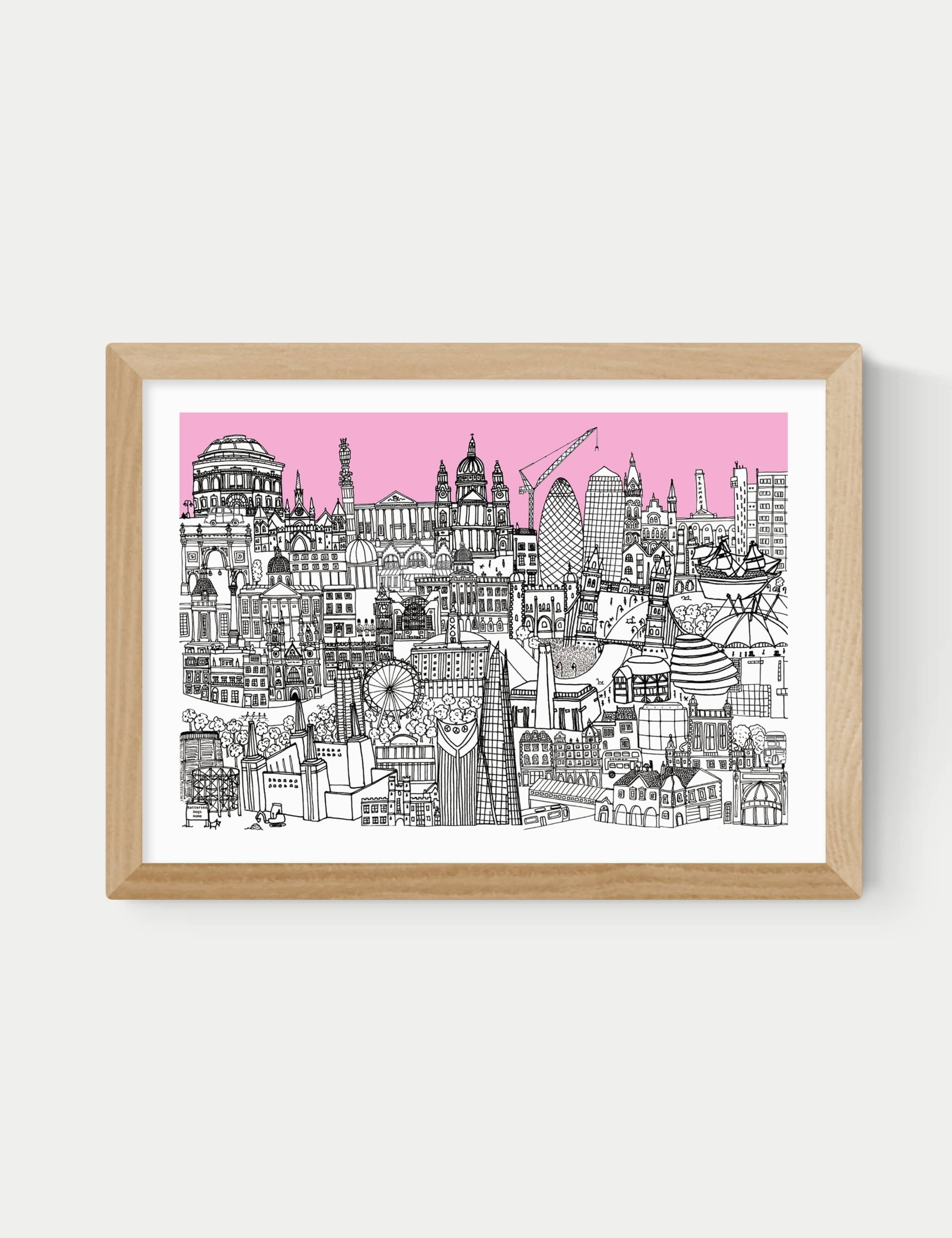 London Jungle Framed Art Print