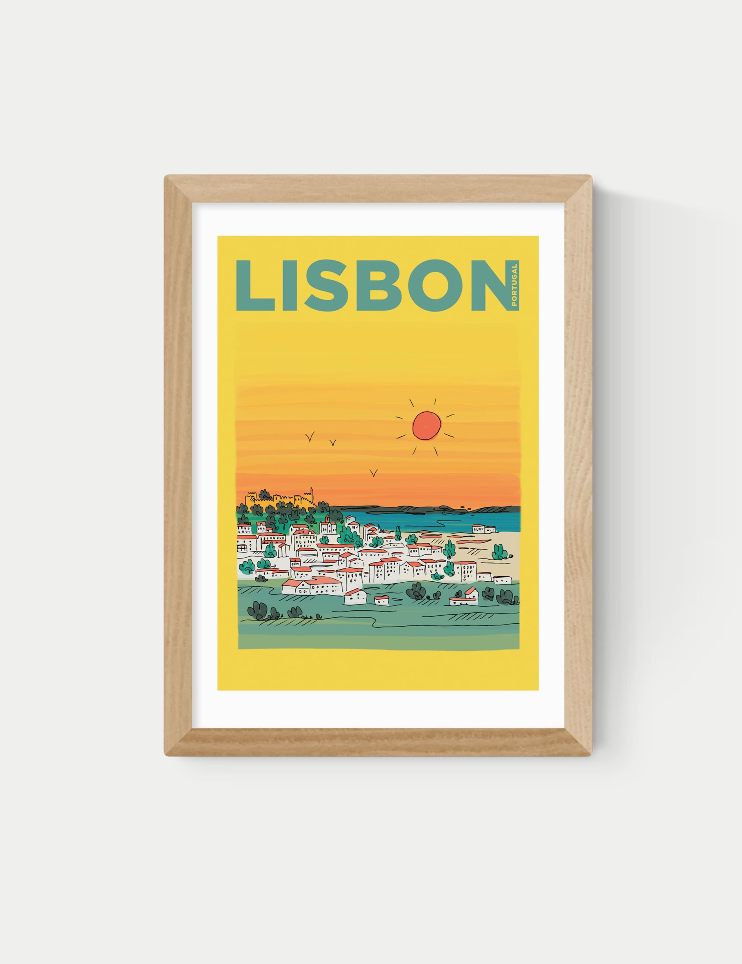 Lisbon Framed Art Print