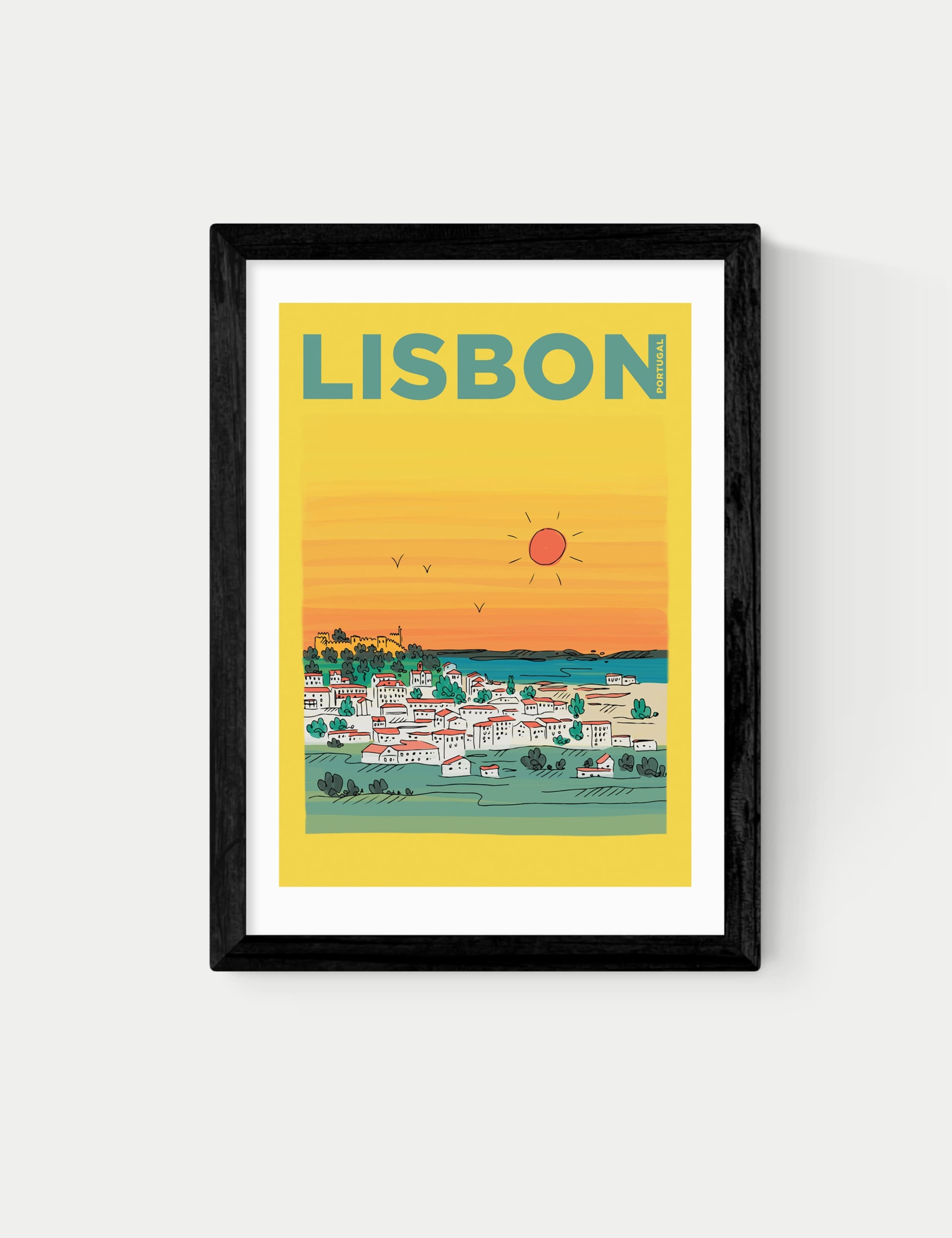Lisbon Framed Art Print