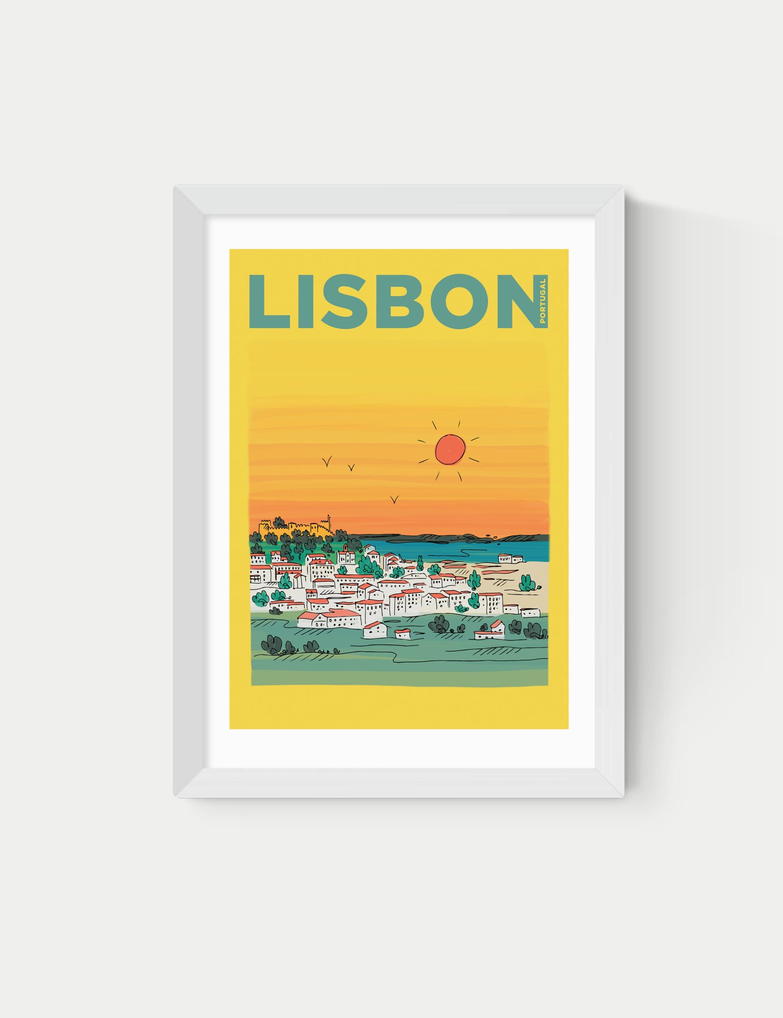 Lisbon Framed Art Print