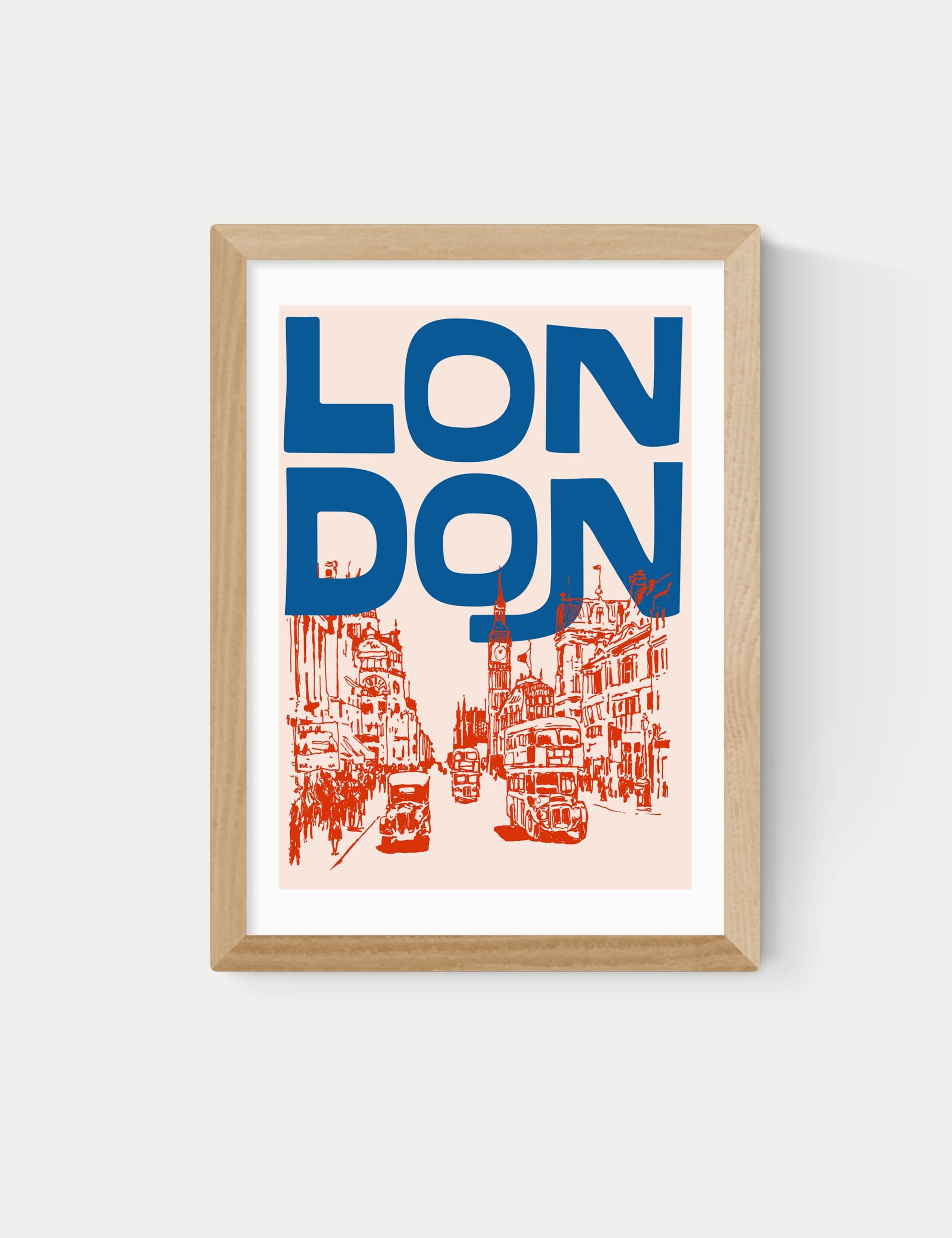 London City Framed Art Print