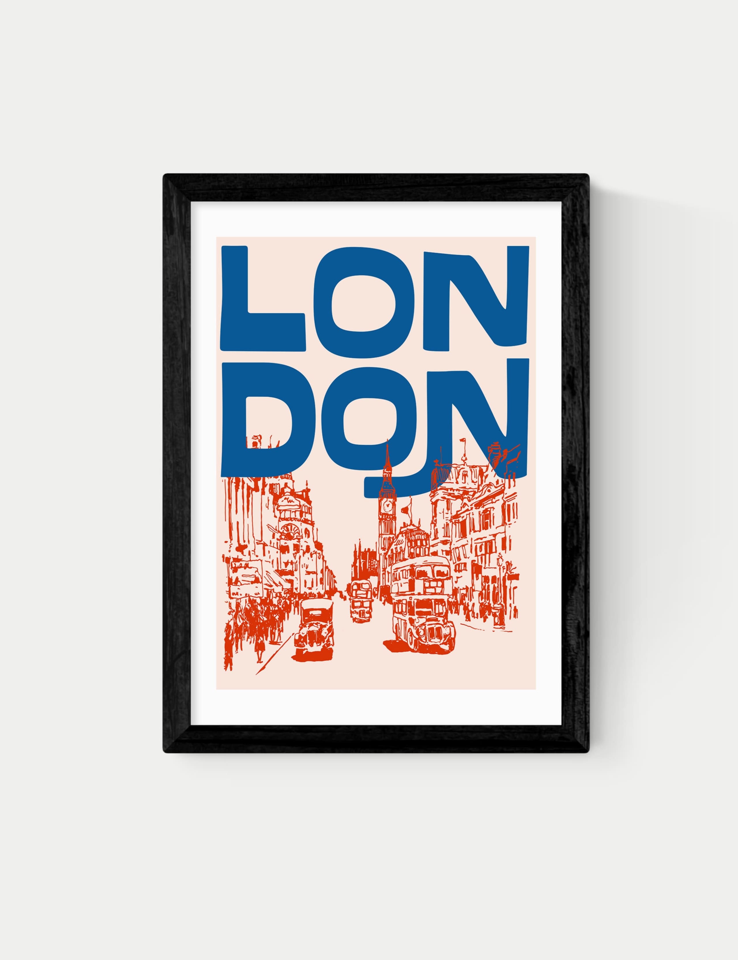 London City Framed Art Print