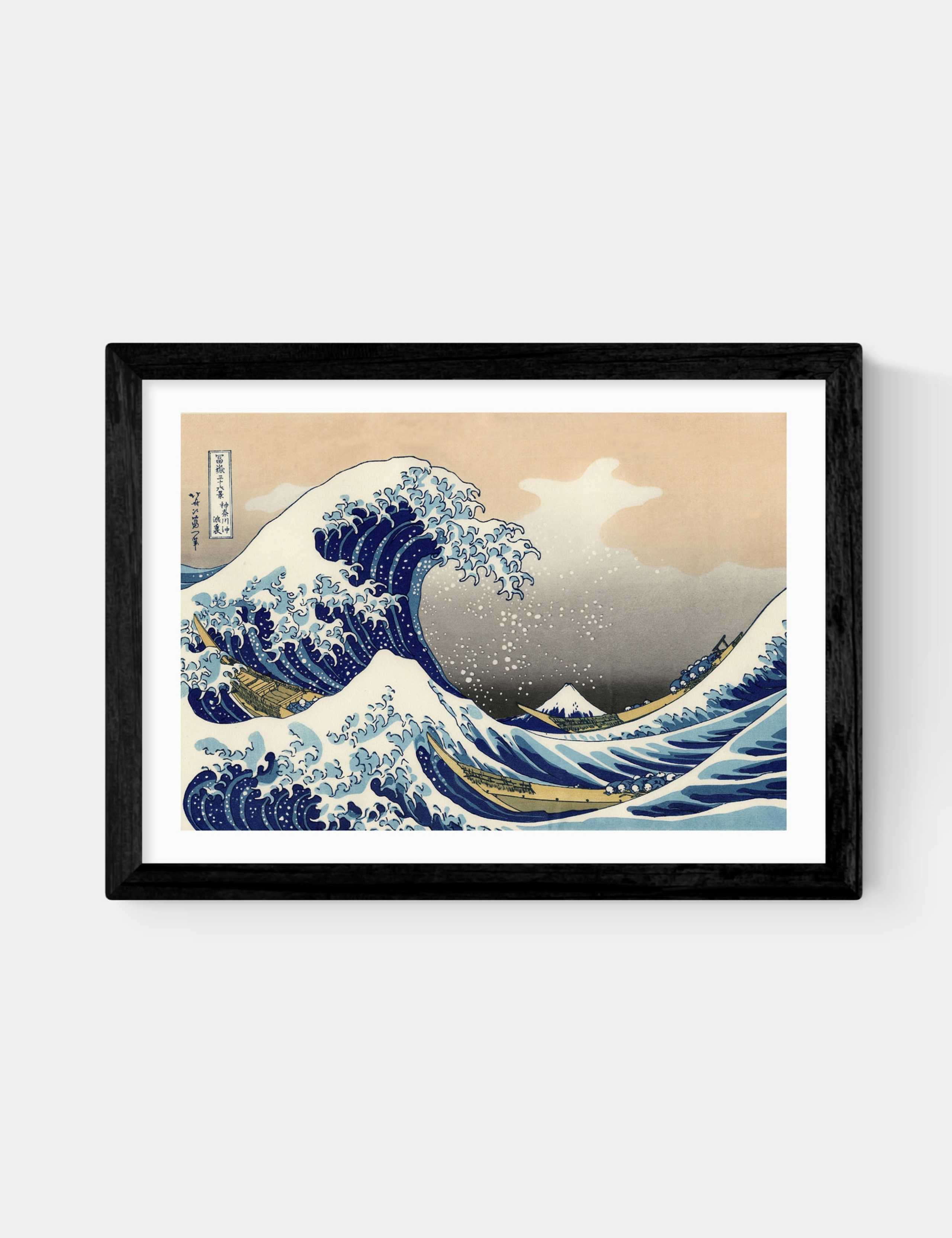 The Great Wave Off Kanagawa Framed Art Print