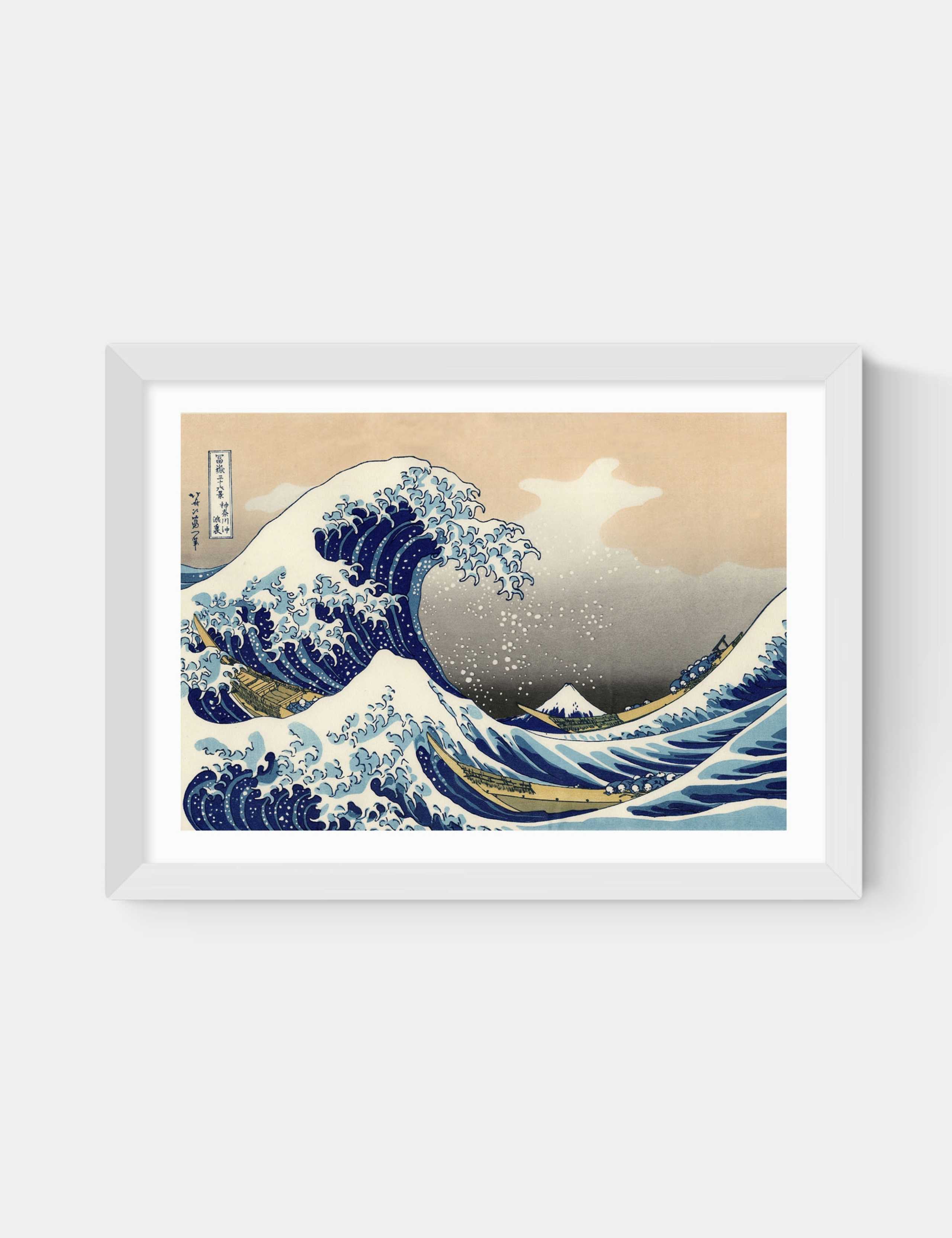The Great Wave Off Kanagawa Framed Art Print